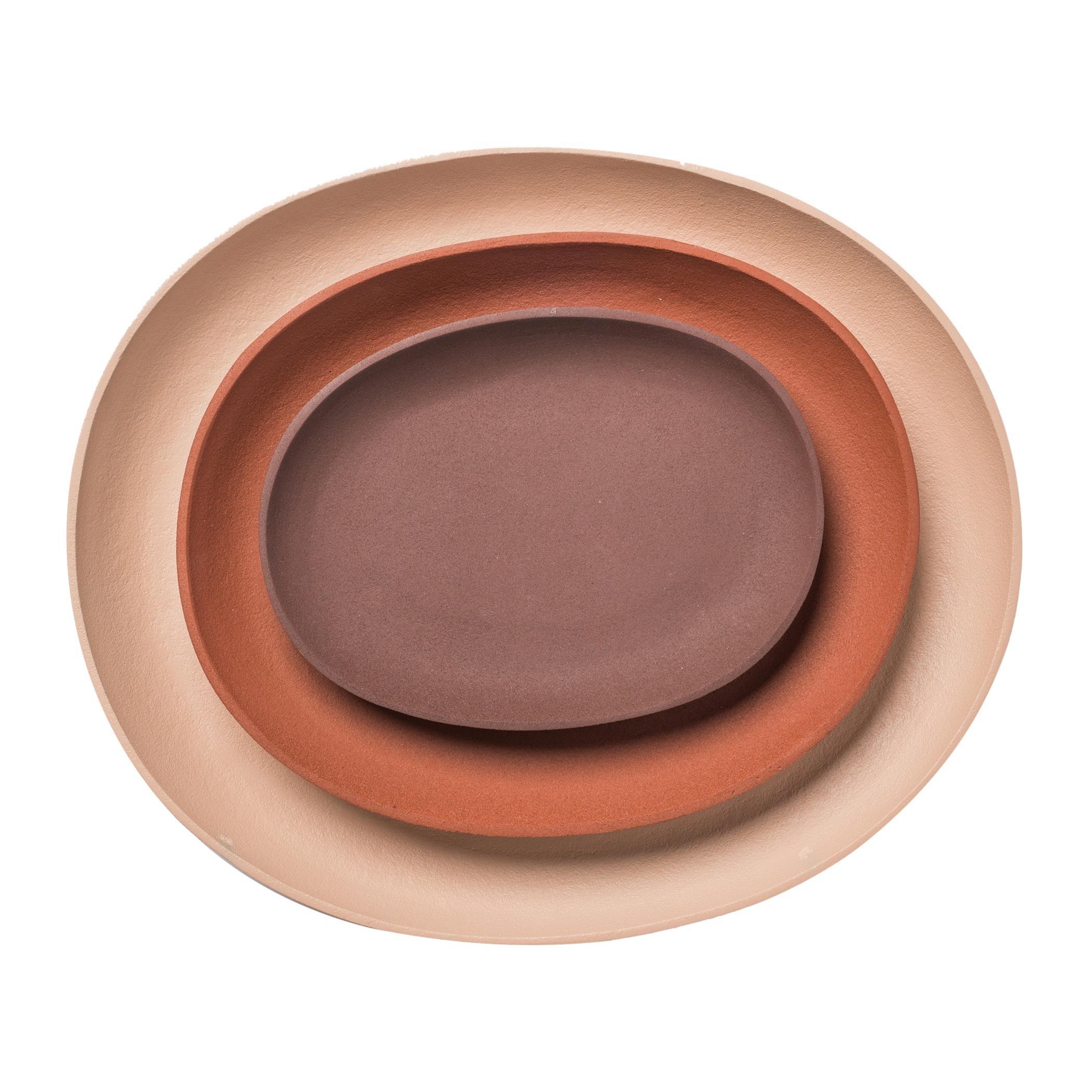 Brown - Pols Potten - PolsPotten Greek Tray - Set of 3 - 3