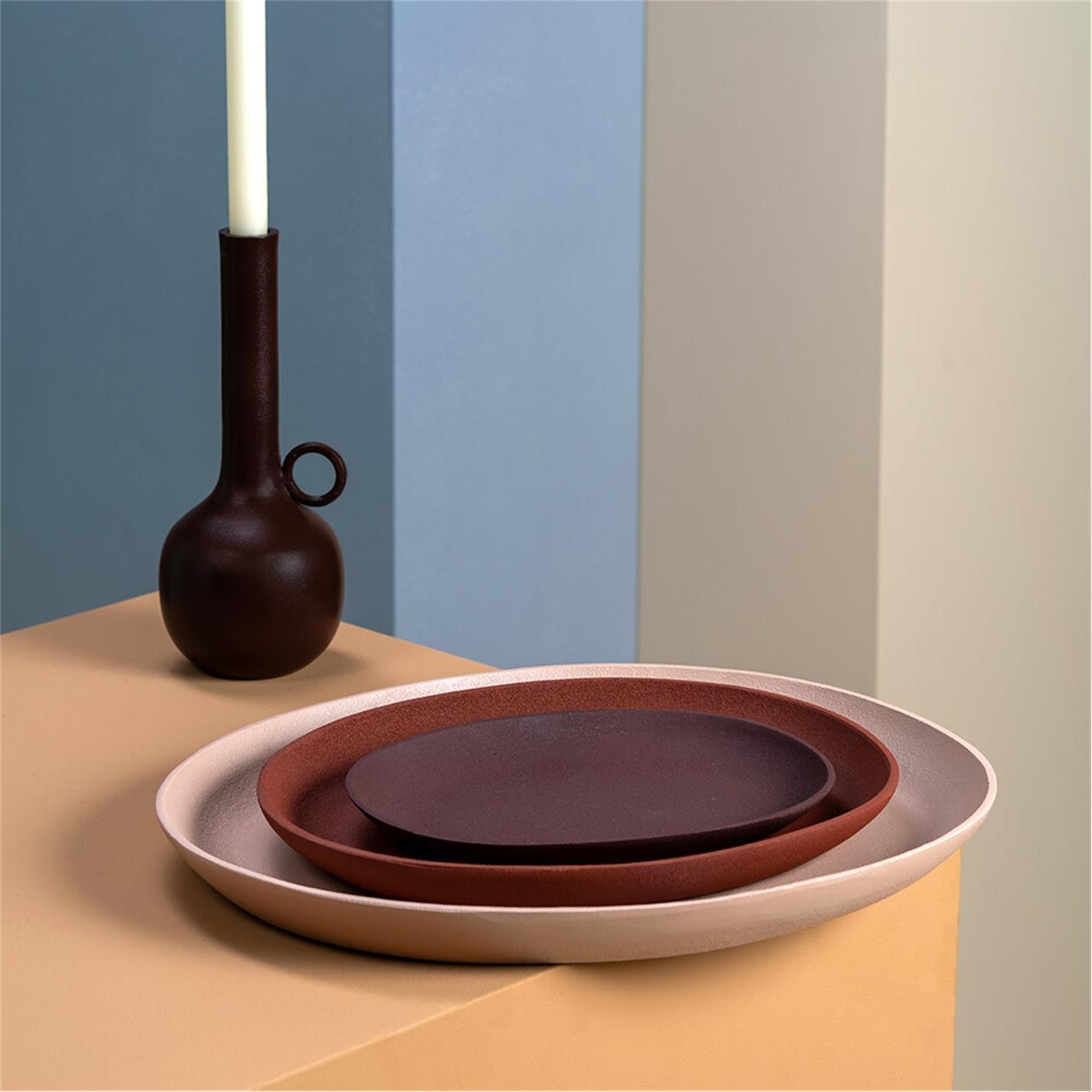 Brown - Pols Potten - PolsPotten Greek Tray - Set of 3 - 10