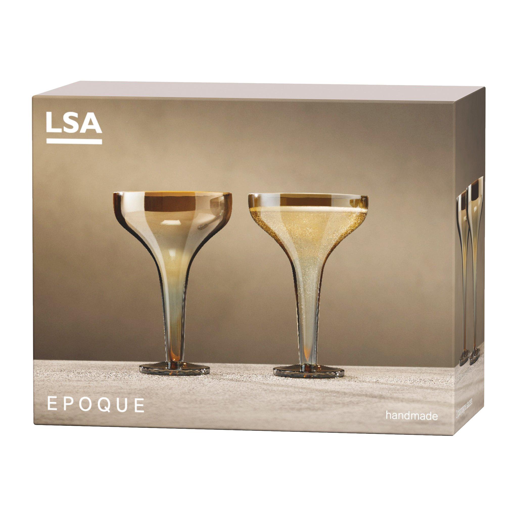 Amber - LSA - Epoque Champagne Saucer - Set of 2 - 3