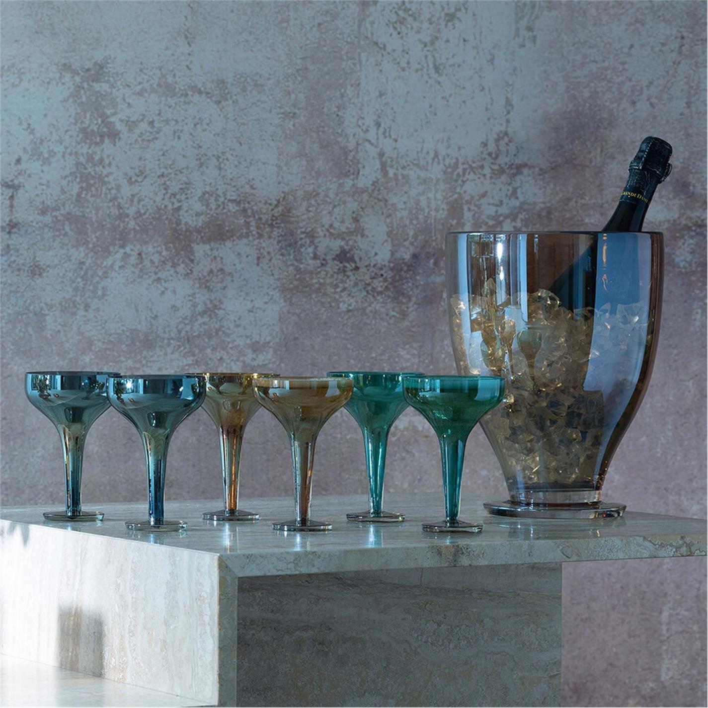 Amber - LSA - Epoque Champagne Saucer - Set of 2 - 8