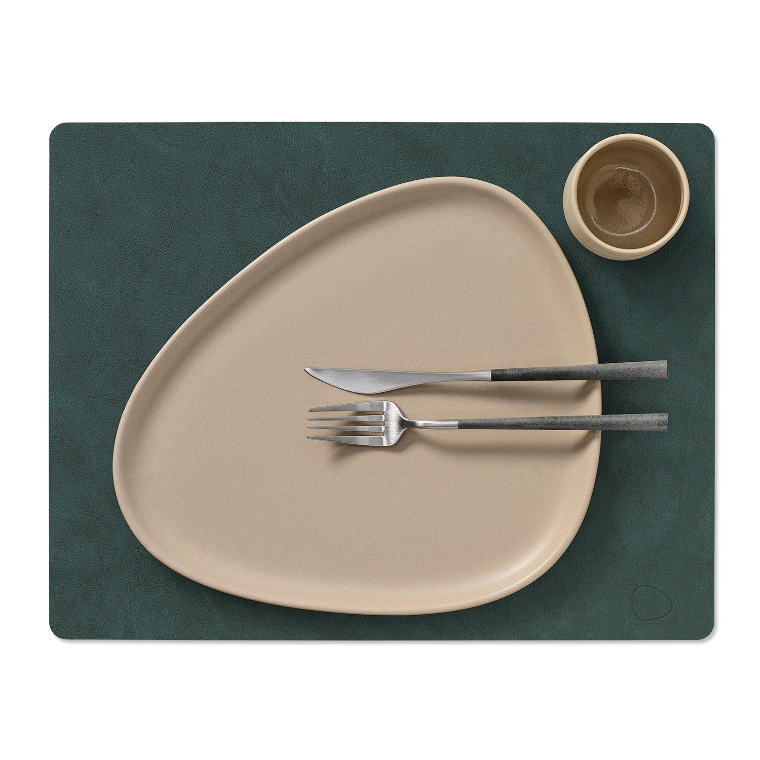 Green - LIND DNA - LINDDNA Nupo Square Table Mat - Set of 4 - 3