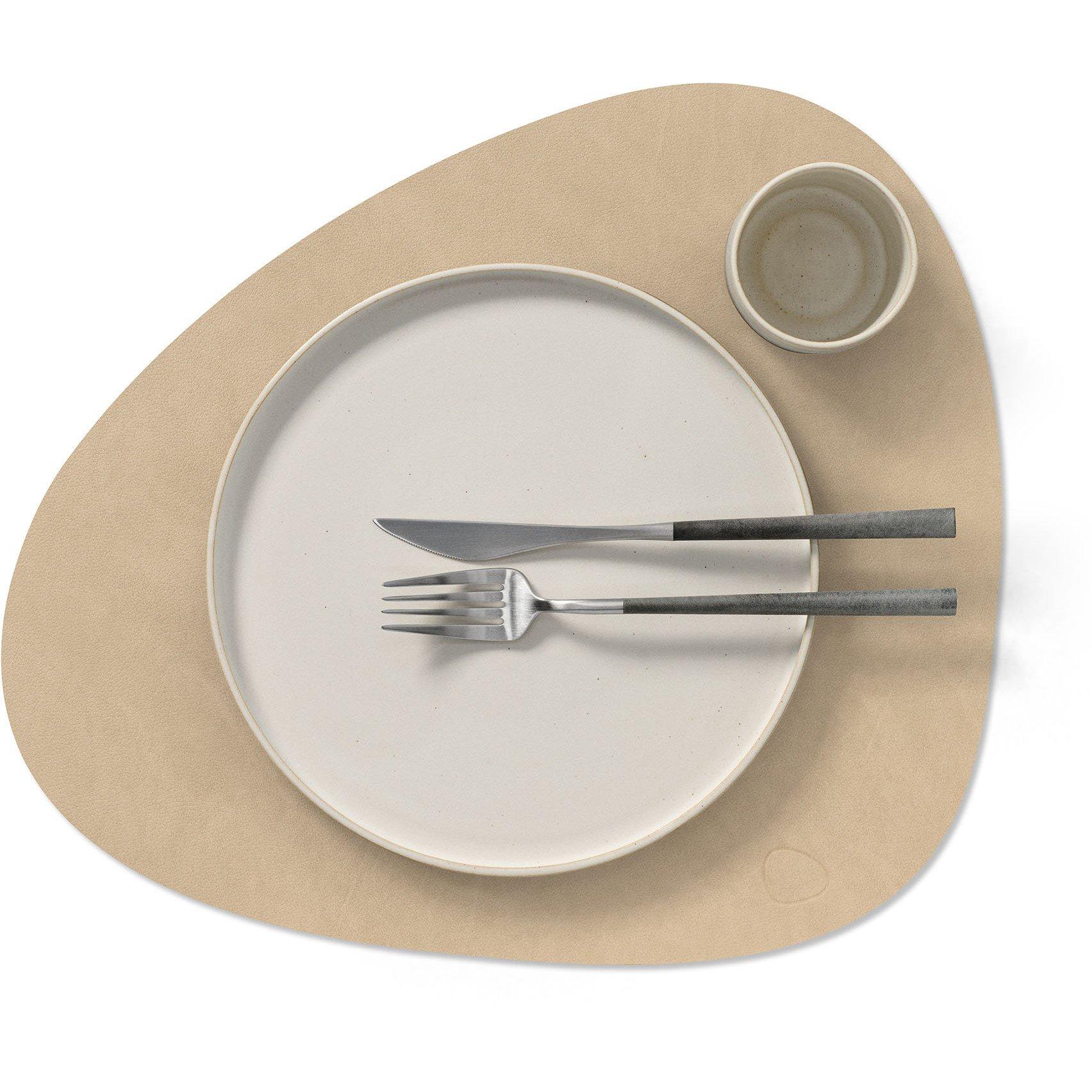 Sand - LIND DNA - LINDDNA Nupo Curve Table Mat - Set of 4 - 3