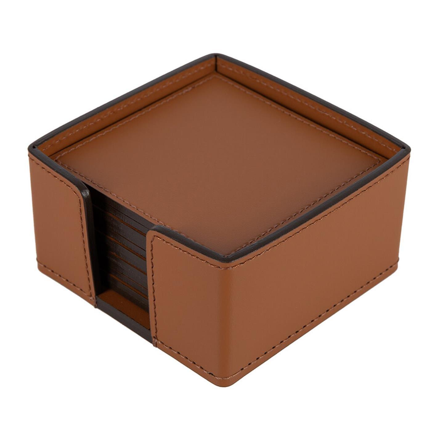 Cognac - Rudi - Acquerello Square Coaster - Set of 12 - 1