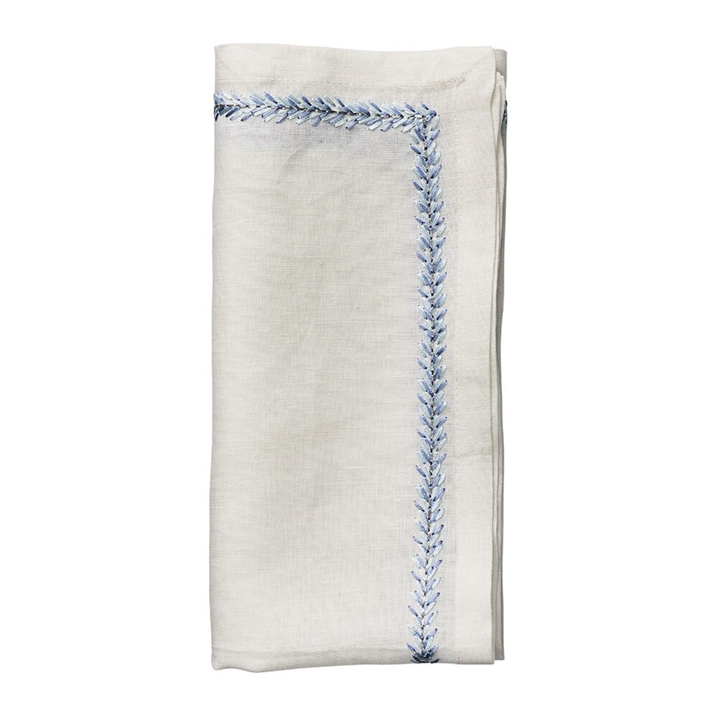 White - Kim Seybert - KimSeybert Jardin Napkin - 7