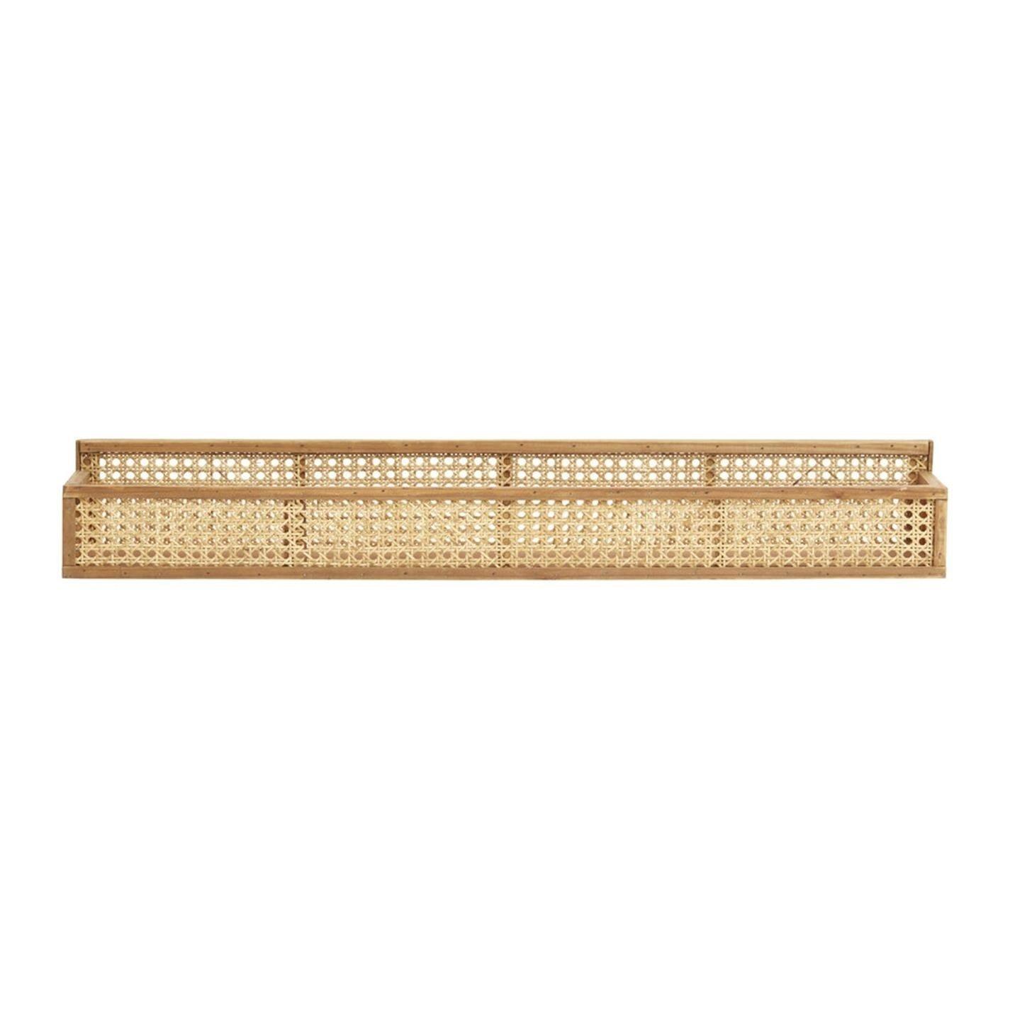 Beige - Nordal - Shelfi Rattan Shelf - Natural - 4