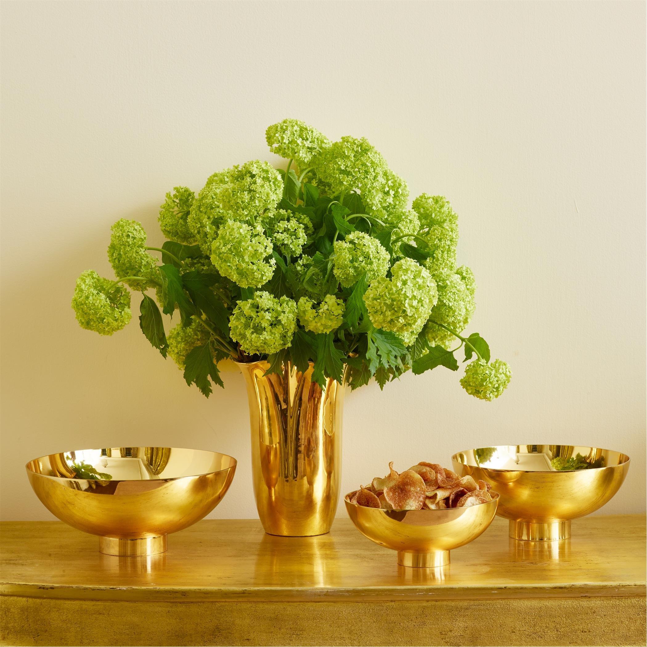 Gold - AERIN - Sintra Footed Bowl - 2