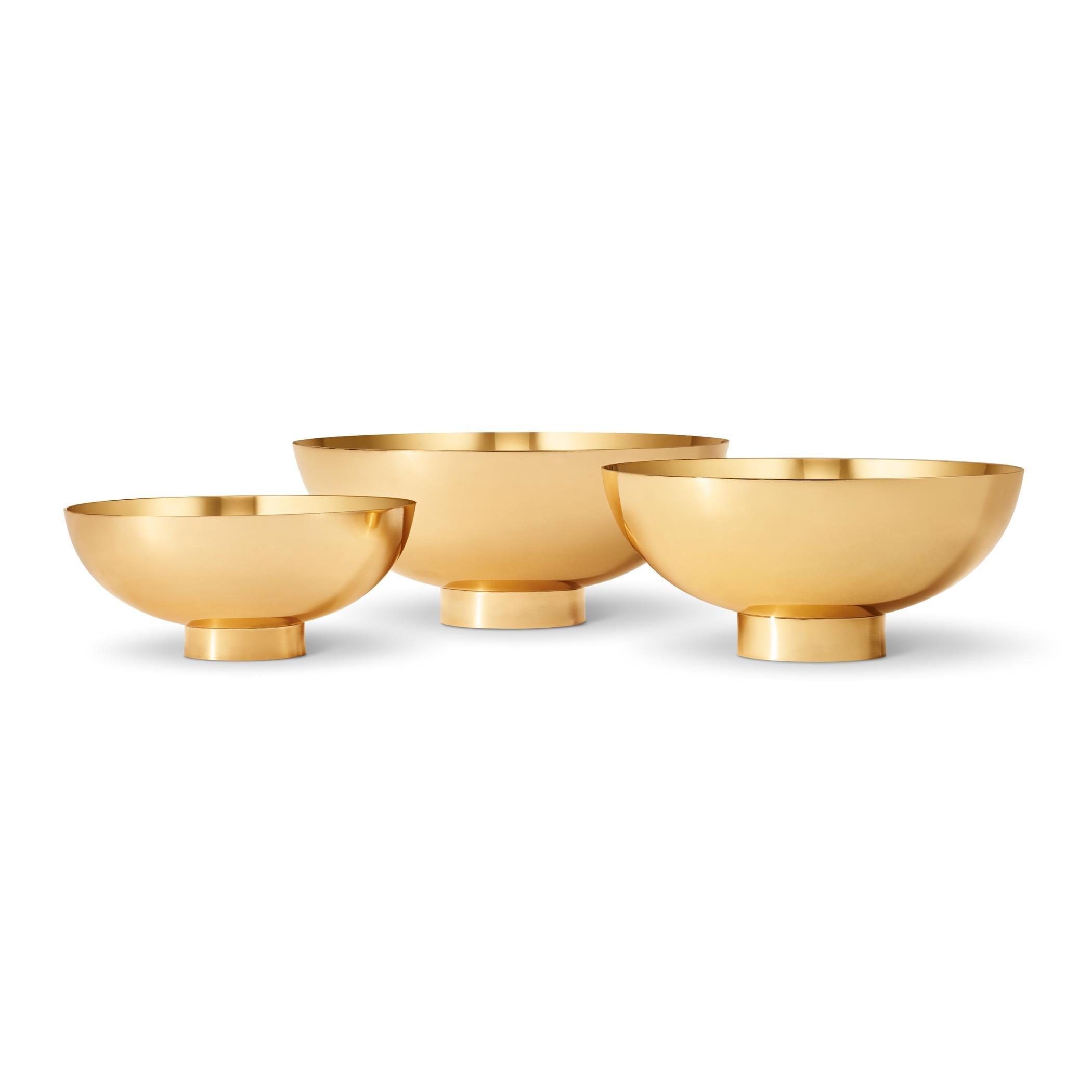 Gold - AERIN - Sintra Footed Bowl - 3