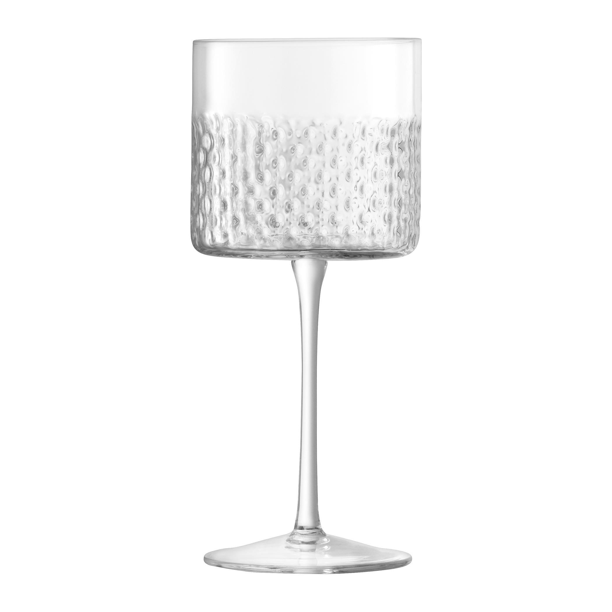 Clear - LSA - Wicker Wine Glass - Set of 2 - 4