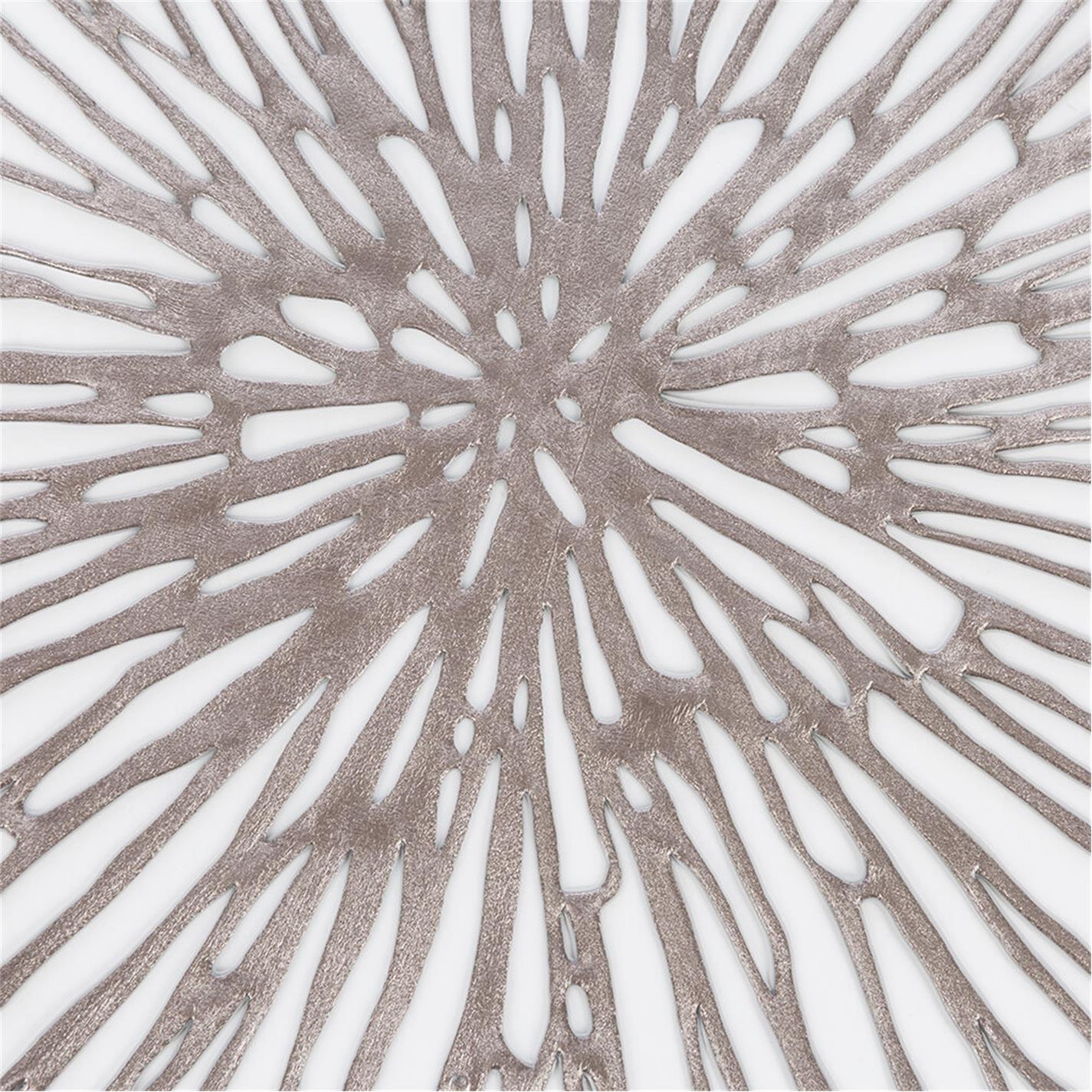 Gunmetal - Chilewich - Bloom Pressed Vinyl Placemat - 3