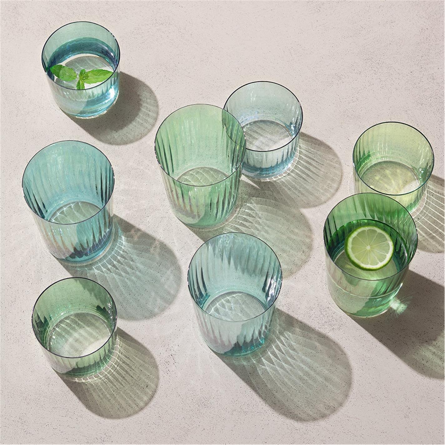 Blue1 - LSA - Assorted Gems Tumbler - Set of 4 - 7