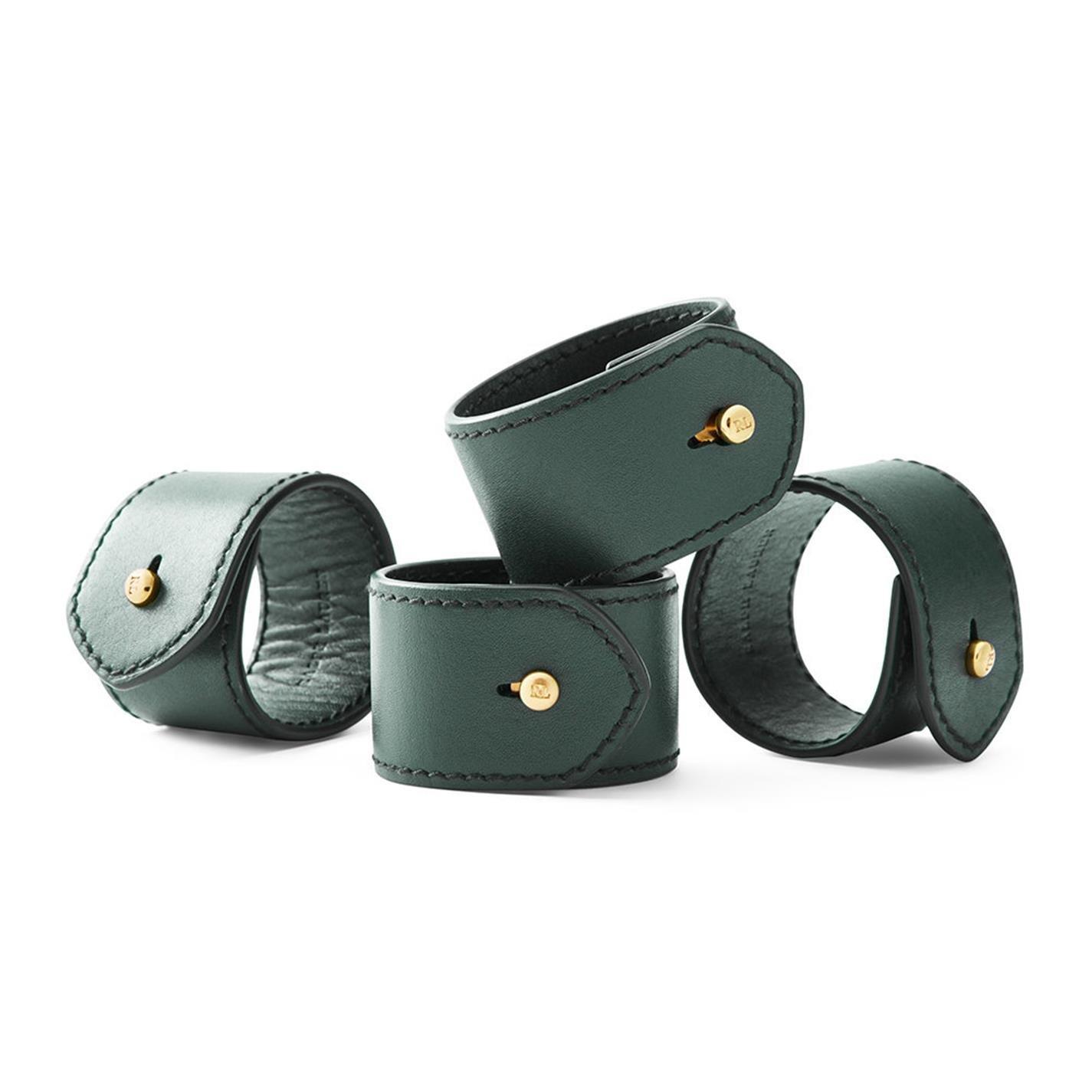 Green - Ralph Lauren Home - Wyatt Napkin Ring - Set of 4 - 2
