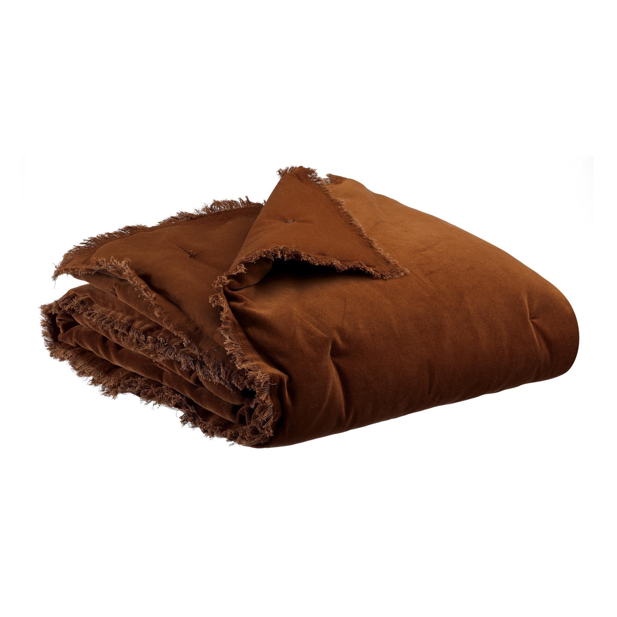 Caramel - Vivaraise - Fara Throw Cover - 135x200cm - 1