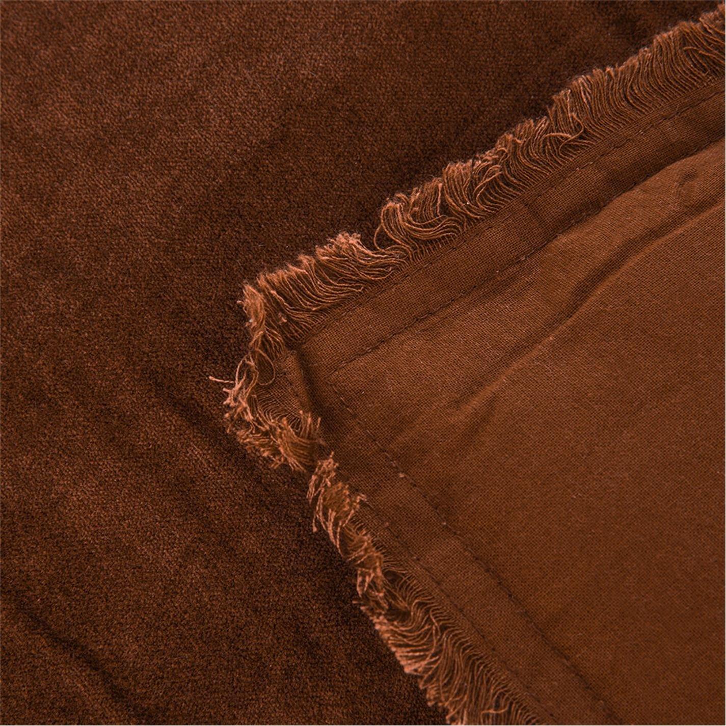Caramel - Vivaraise - Fara Throw Cover - 135x200cm - 3