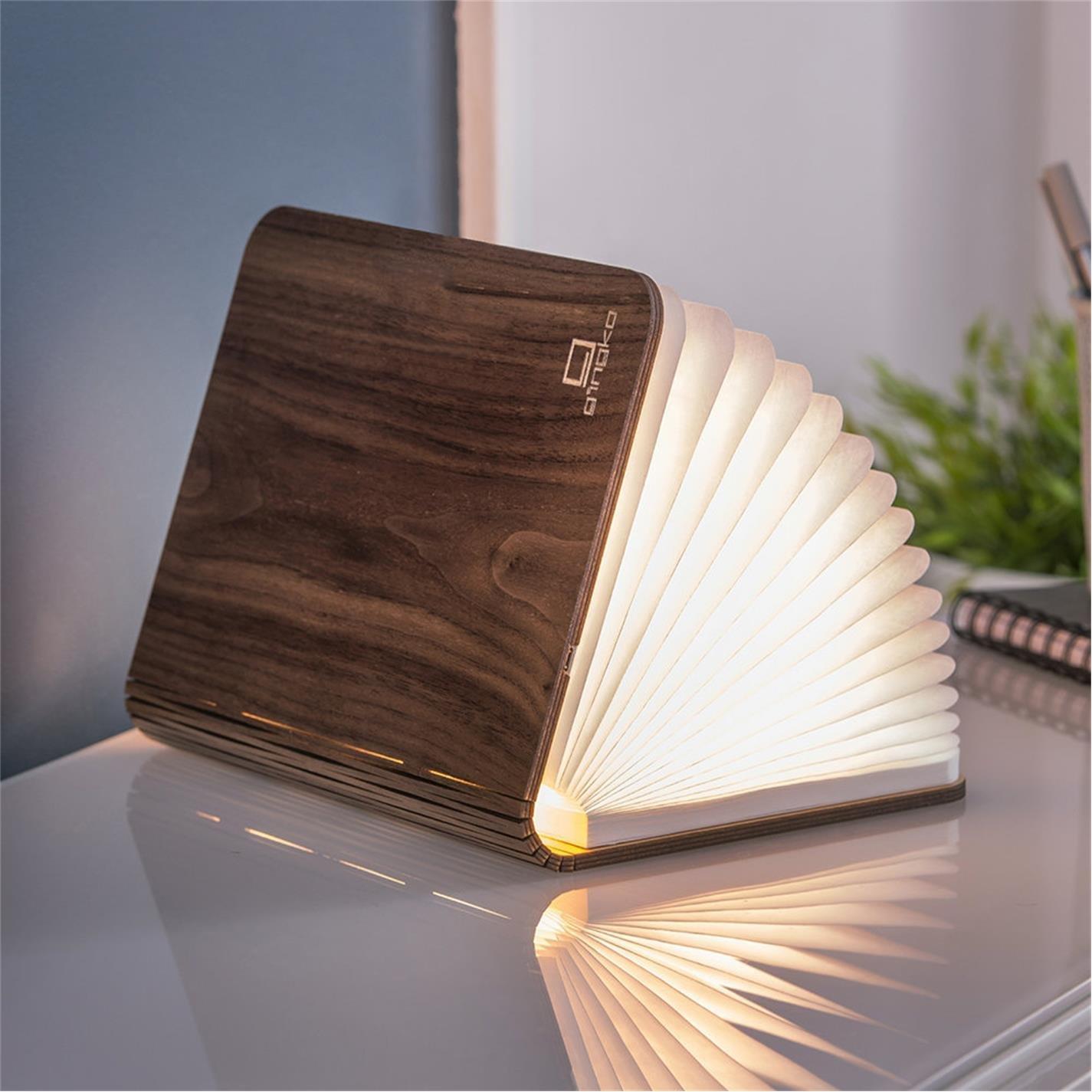 Brown - Gingko - Smart Book Light - Walnut - 4