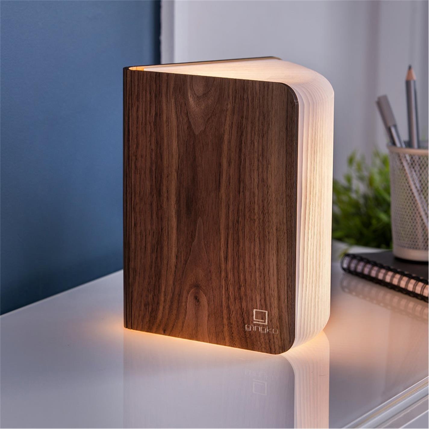 Brown - Gingko - Smart Book Light - Walnut - 5
