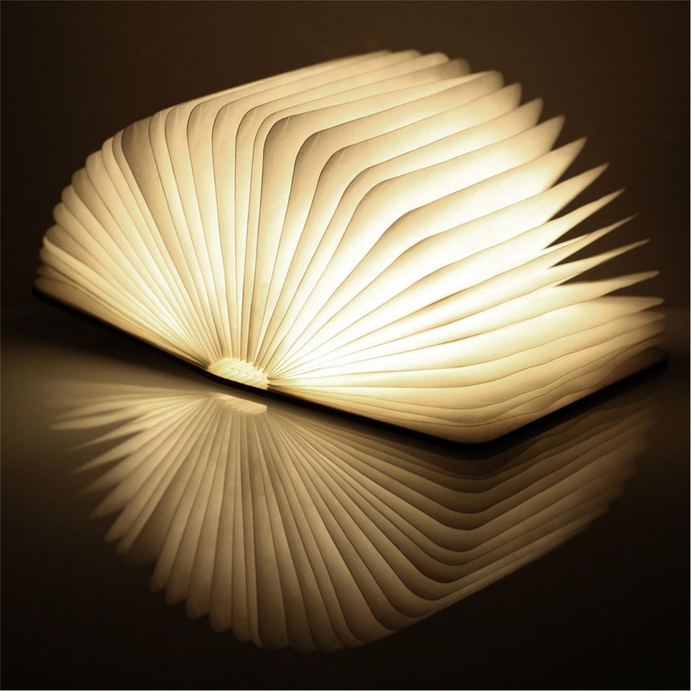 Brown - Gingko - Smart Book Light - Walnut - 6