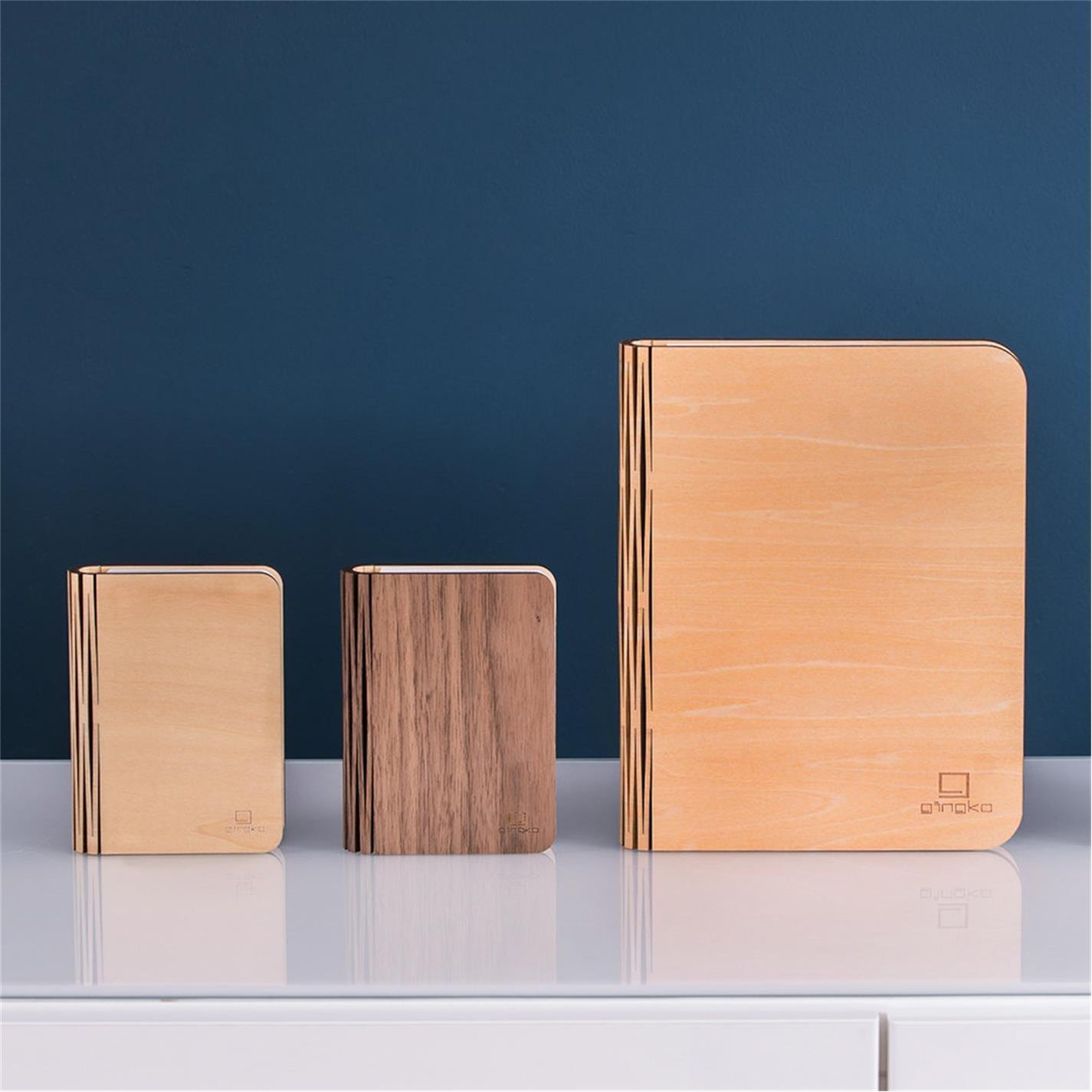 Brown - Gingko - Smart Book Light - Walnut - 8