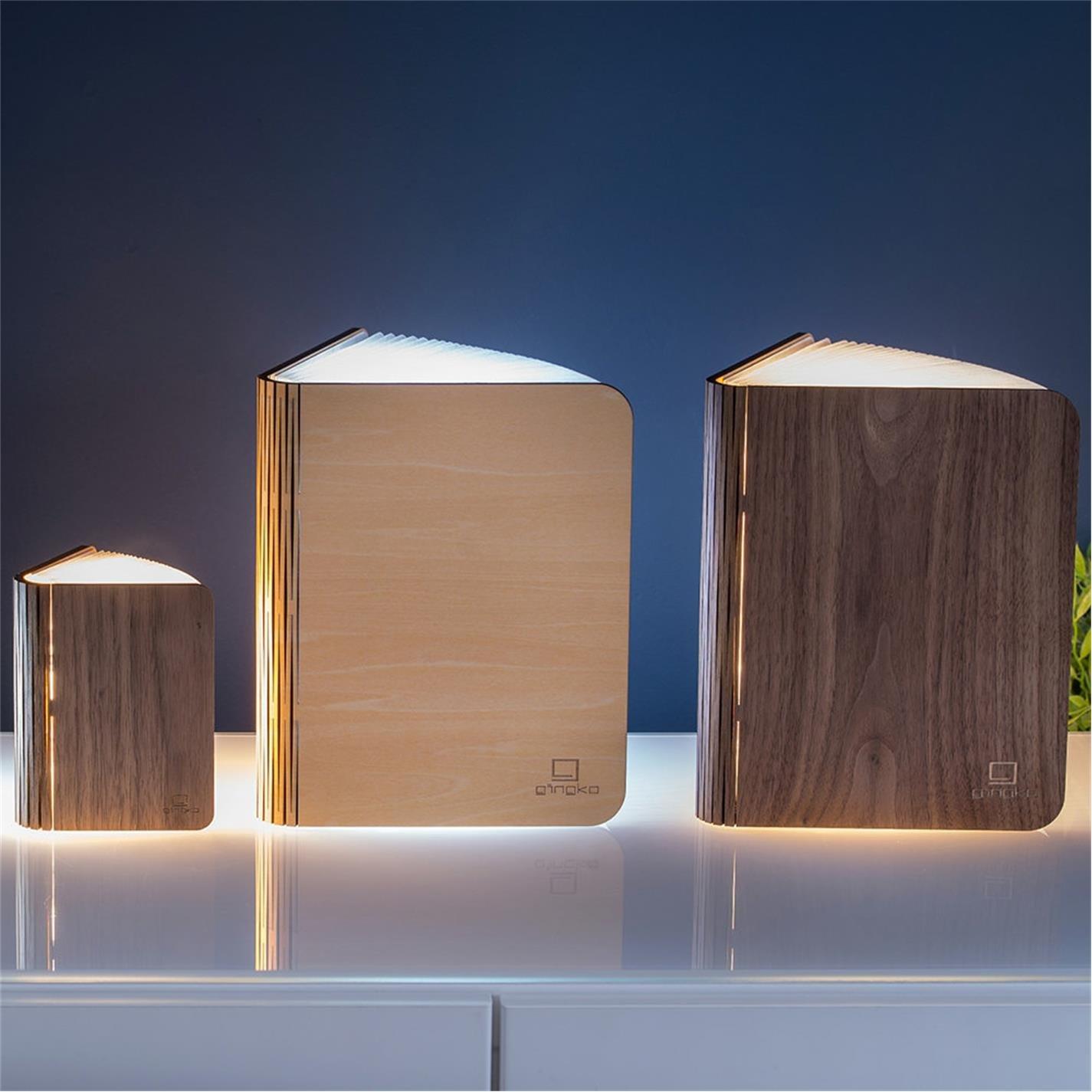 Brown - Gingko - Smart Book Light - Walnut - 9