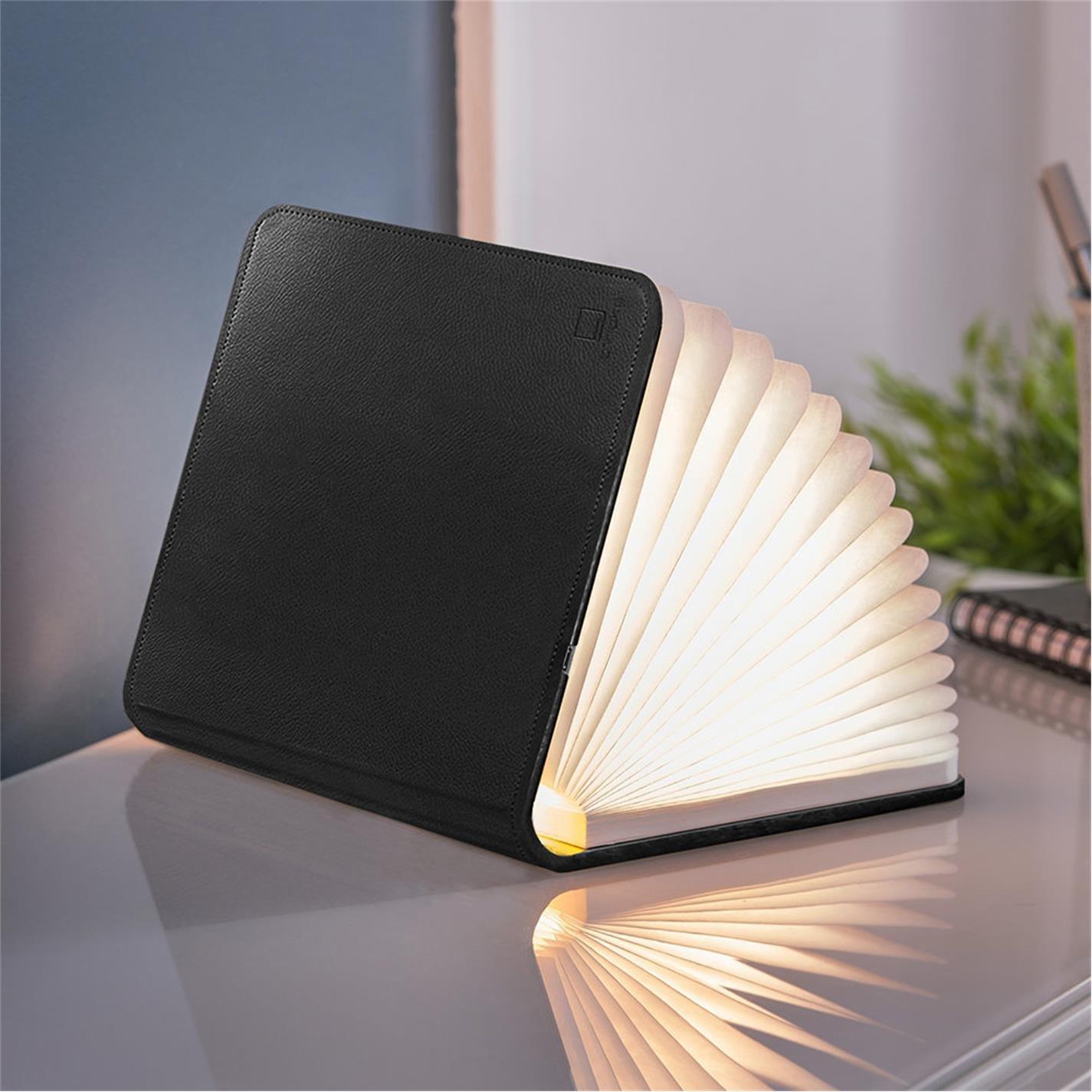 Black - Gingko - Leather Smart Book Light - Black - 1