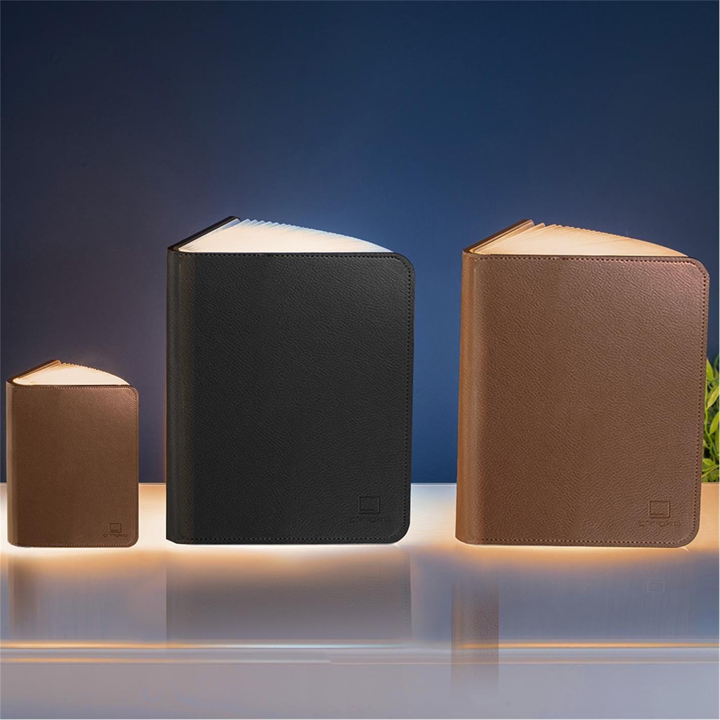 Black - Gingko - Leather Smart Book Light - Black - 5