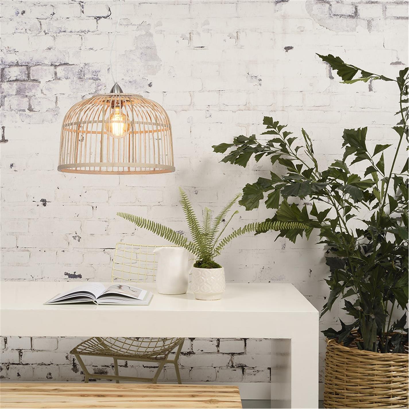 Brown - Good and Mojo - GoodandMojo Borneo Ceiling Light - 2