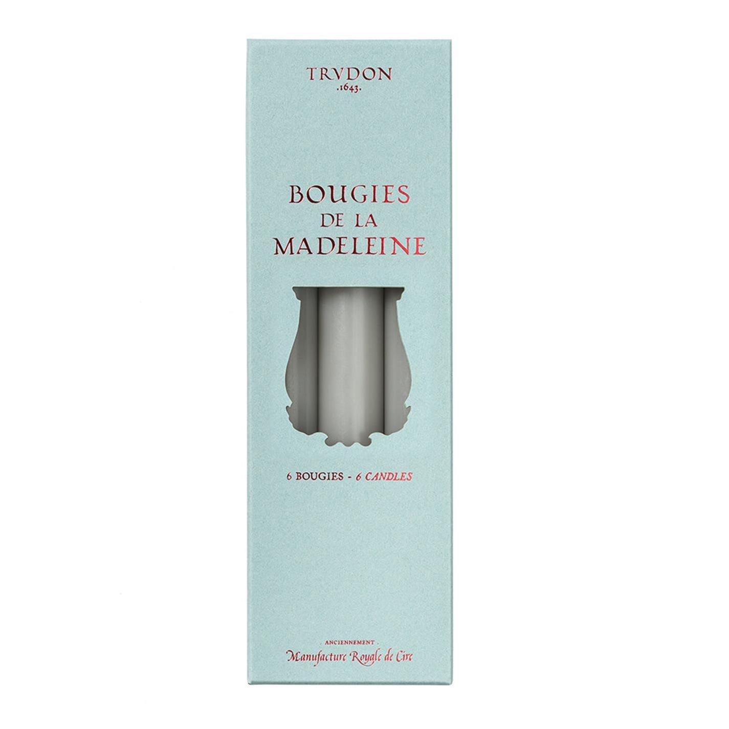 Grey - Trudon - Madeleines Taper Candle - Set of 6 - 1