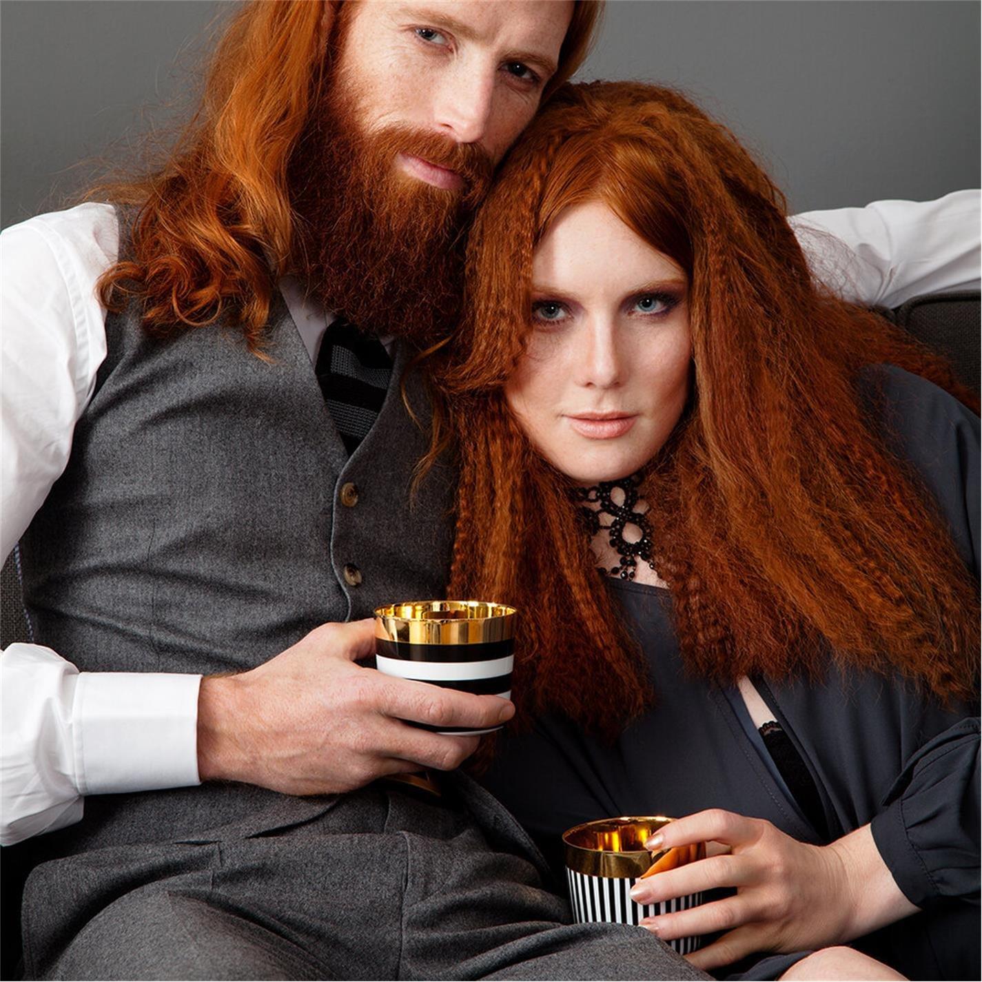 Vert Stripe - Sieger by Furstenberg - SiegerbyFurstenberg Sip of Gold Champagne Goblet - Ca d'Oro - 4