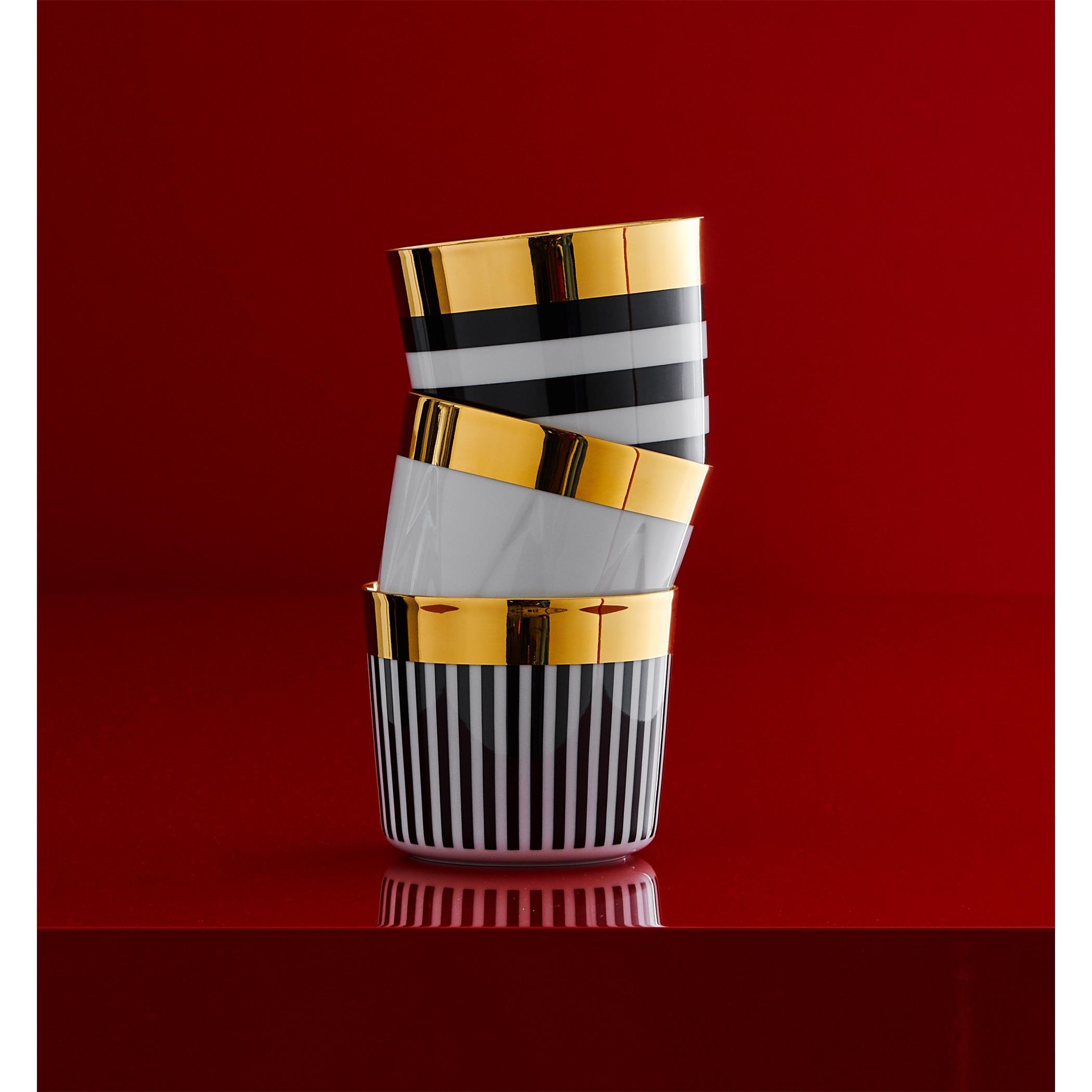 Vert Stripe - Sieger by Furstenberg - SiegerbyFurstenberg Sip of Gold Champagne Goblet - Ca d'Oro - 5