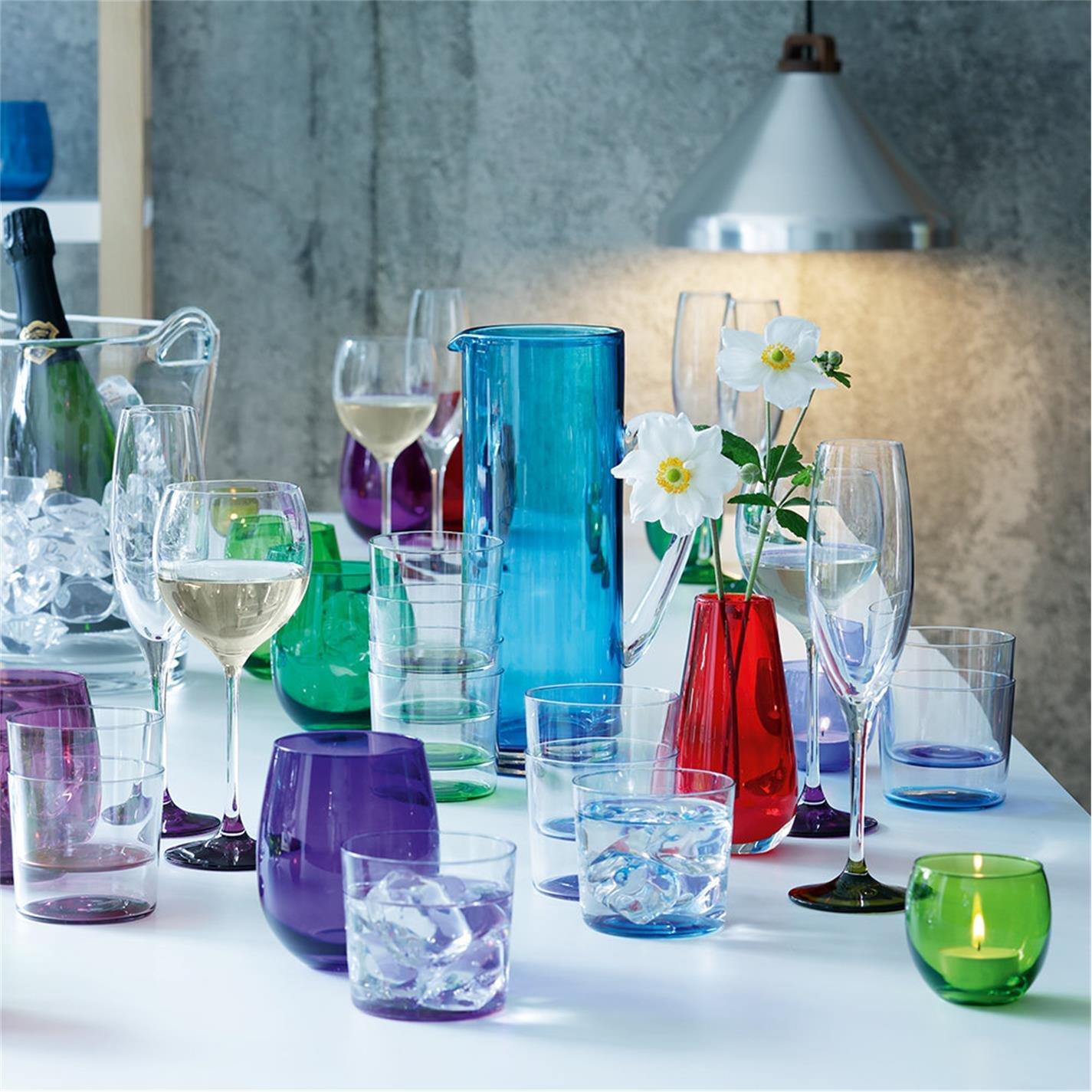 Blue - LSA - Coro Assorted Tumblers - Set of 4 - 7