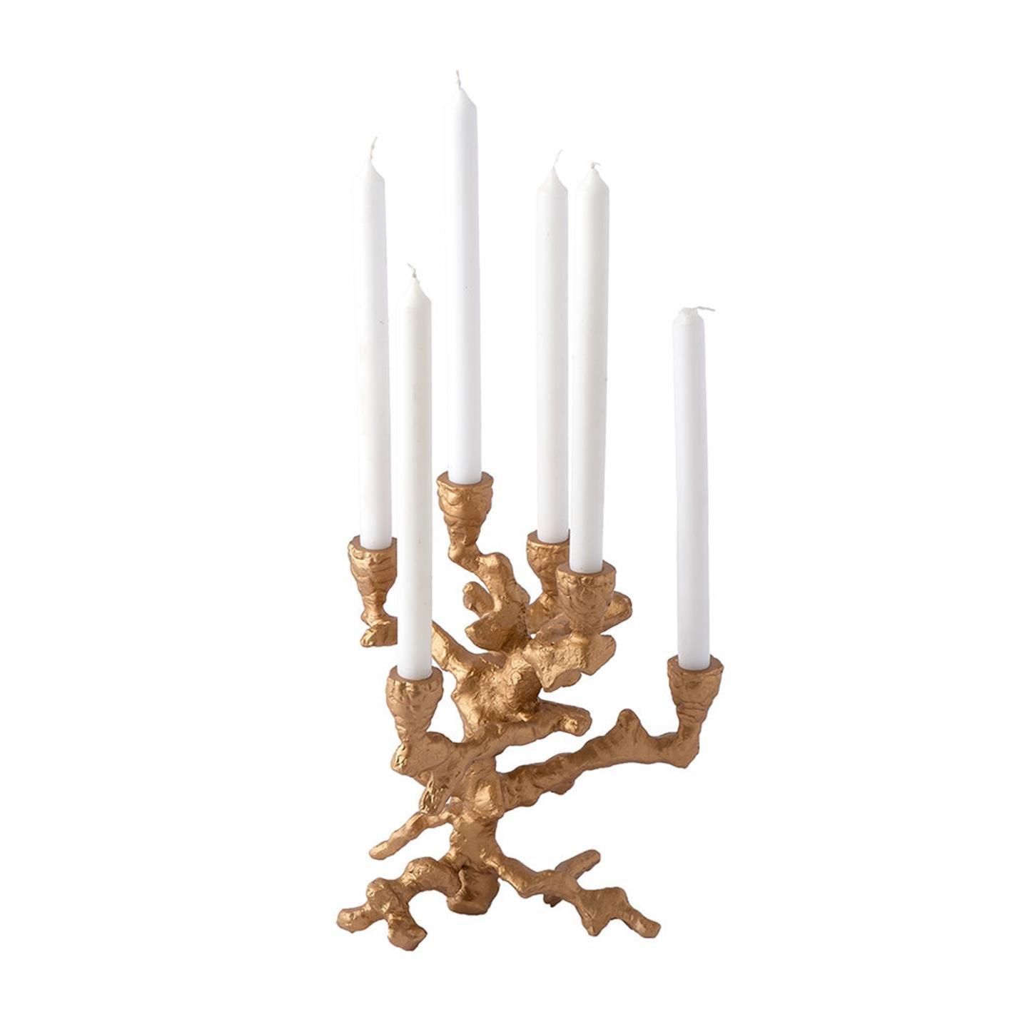 Gold - Pols Potten - PolsPotten Apple Tree Candle Holder - Gold - 3