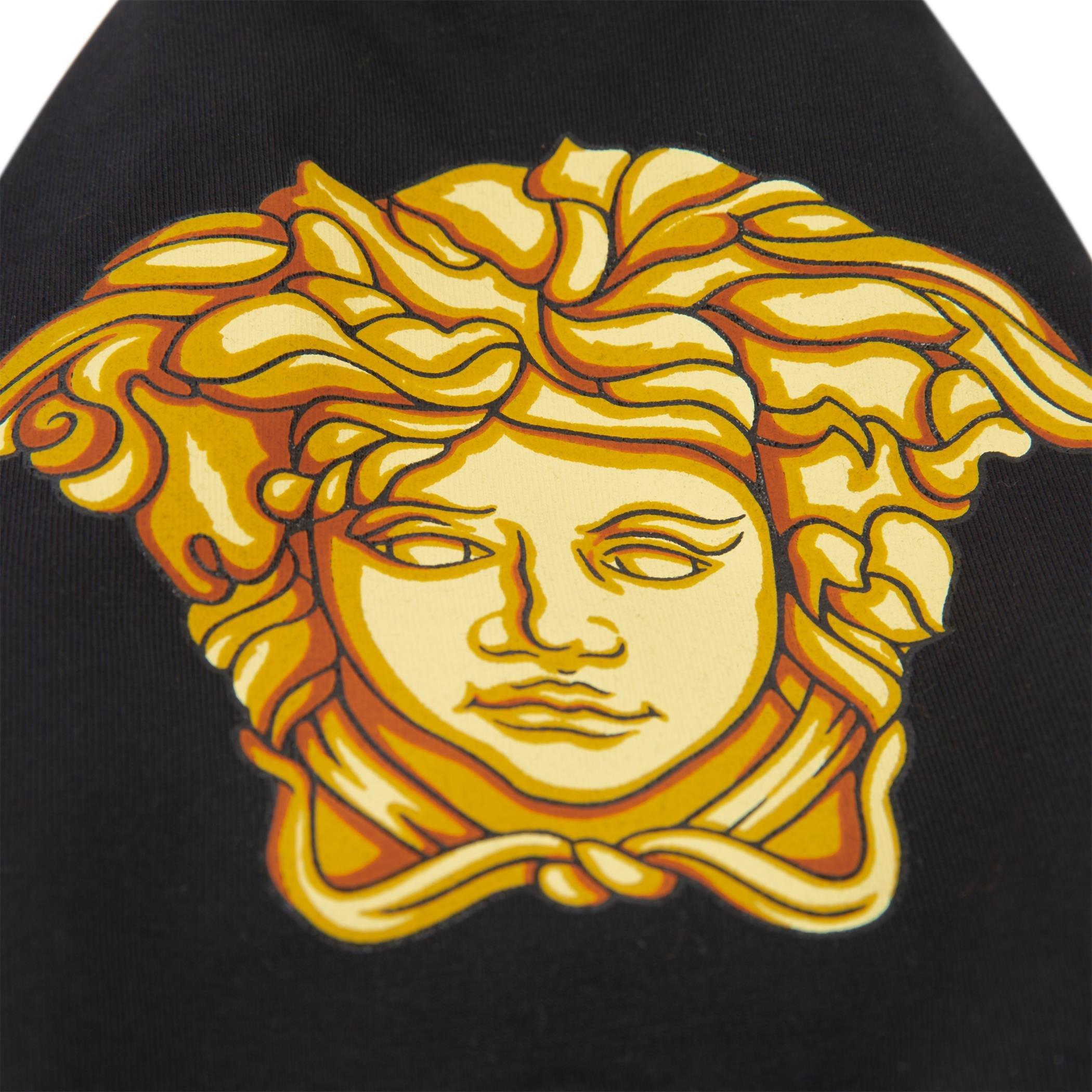 Black/Gold - Versace Home - VersaceHome Medusa Dog T-Shirt - Black/Gold - 3