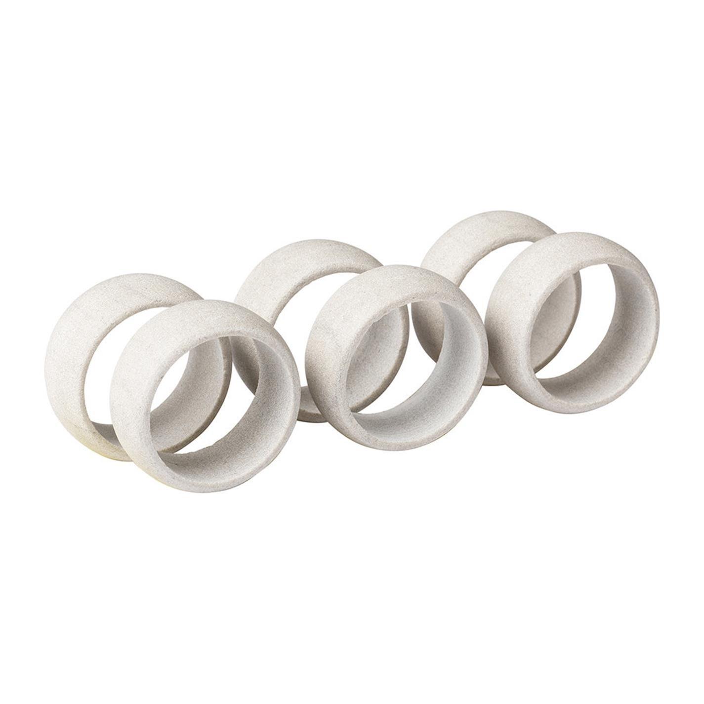Sand - Broste Copenhagen - BrosteCopenhagen Kit Napkin Ring - Set of 6 - 1