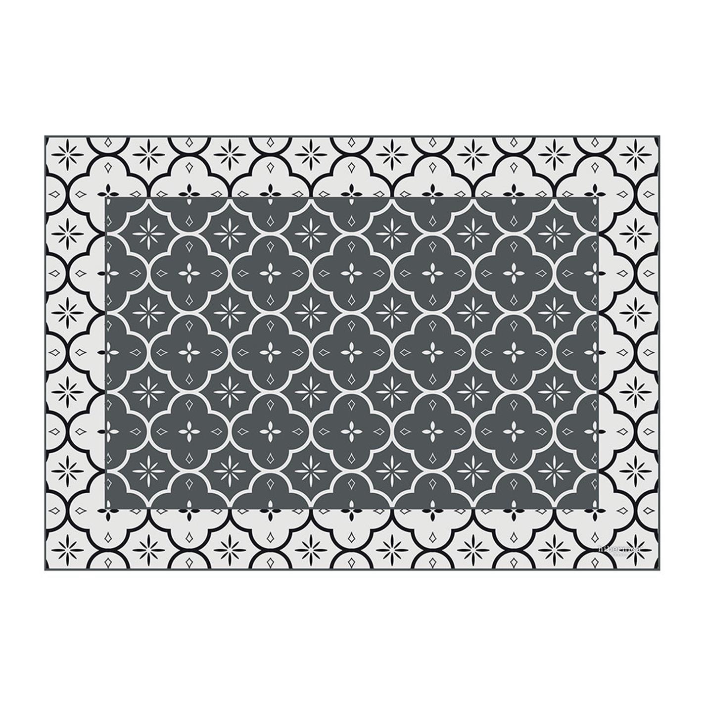Grey - PODEVACHE - Small Ceramic Tiles Vinyl Placemat - 1