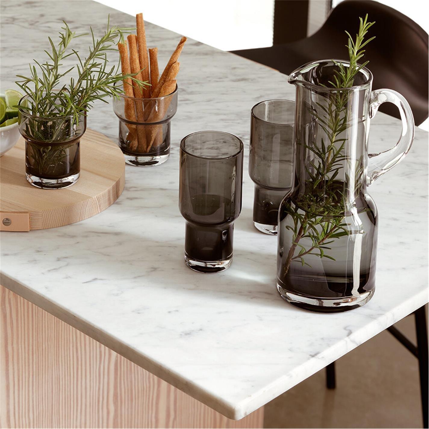 Slate - LSA - Utility Blown Highball Glass - Set of 2 - 2