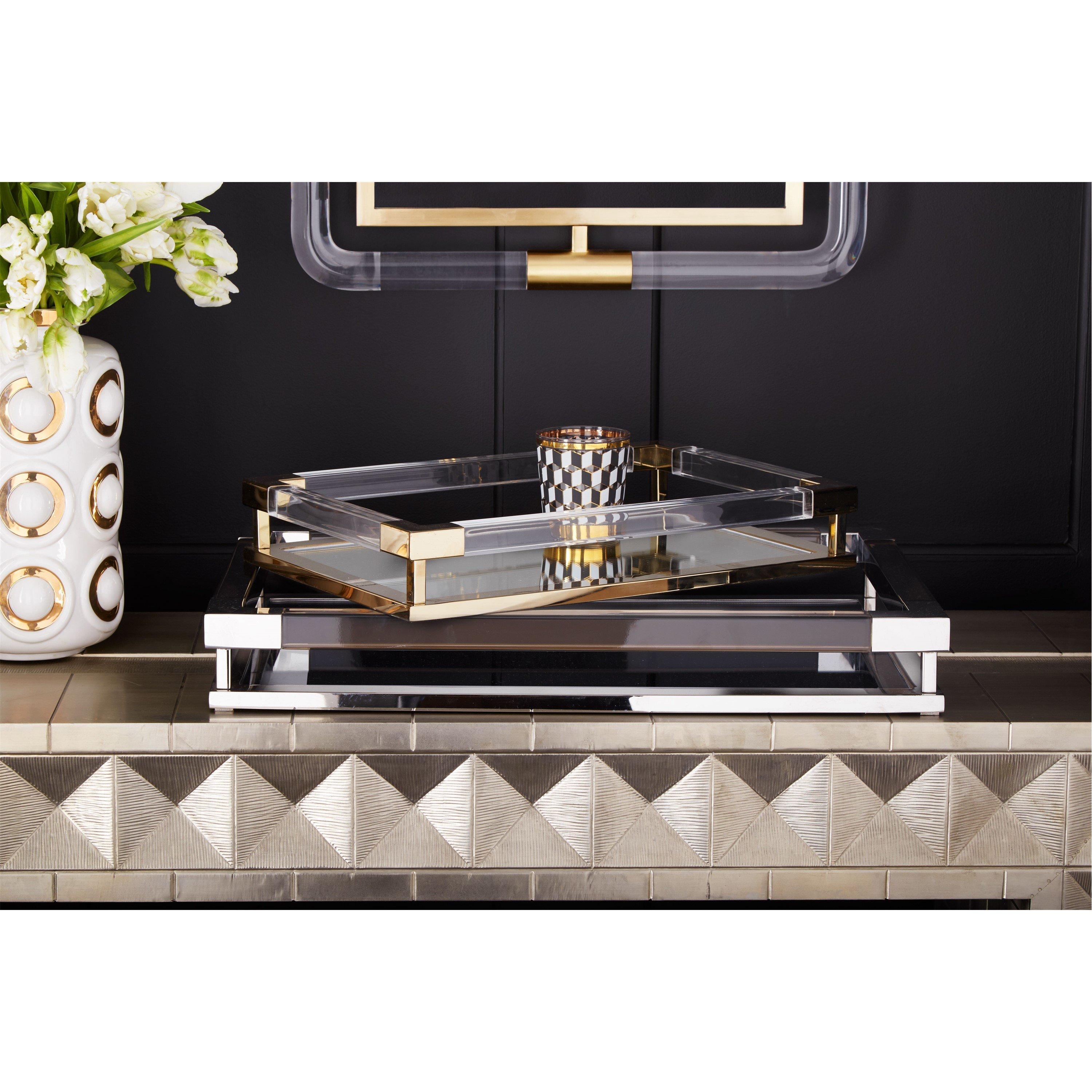 Clear - Jonathan Adler - Jacques Tray - Small - 4