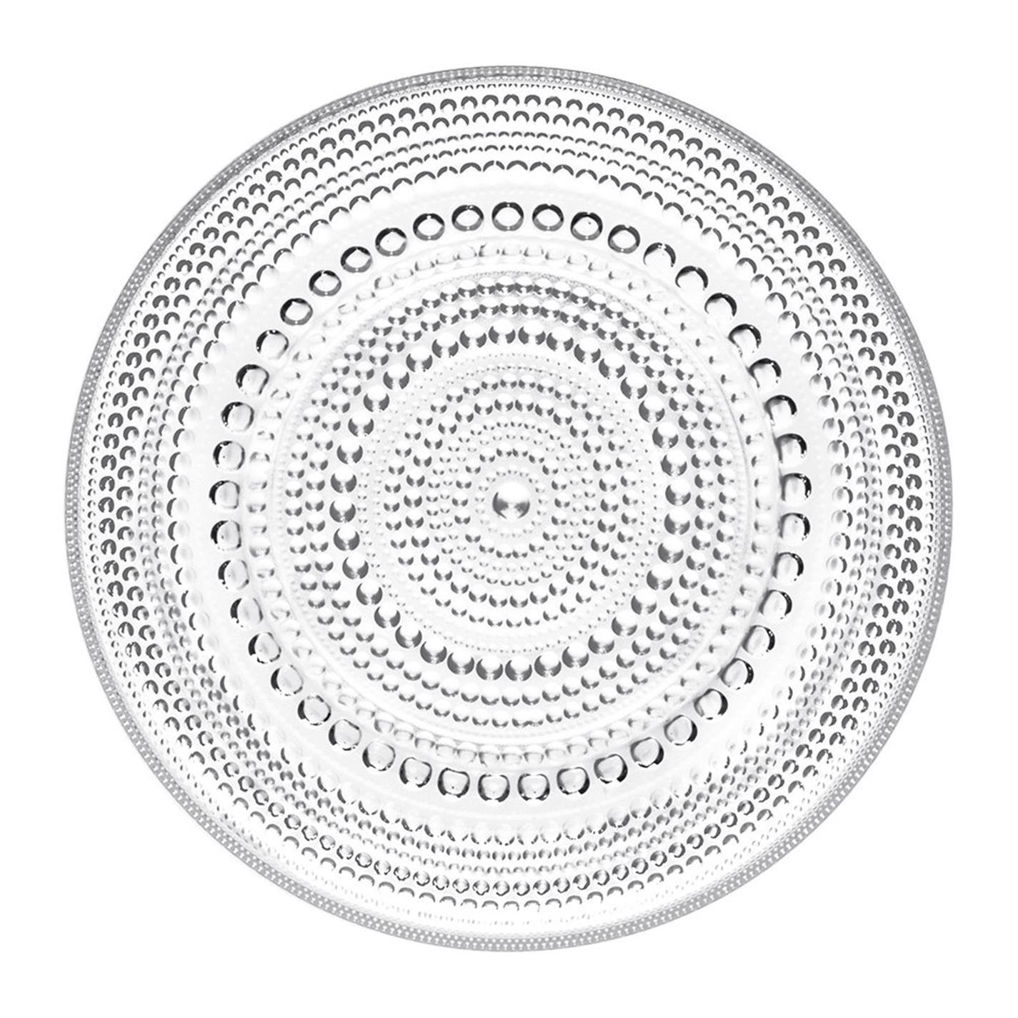 Clear - Iittala - Kastehelmi Plate - Clear - 1
