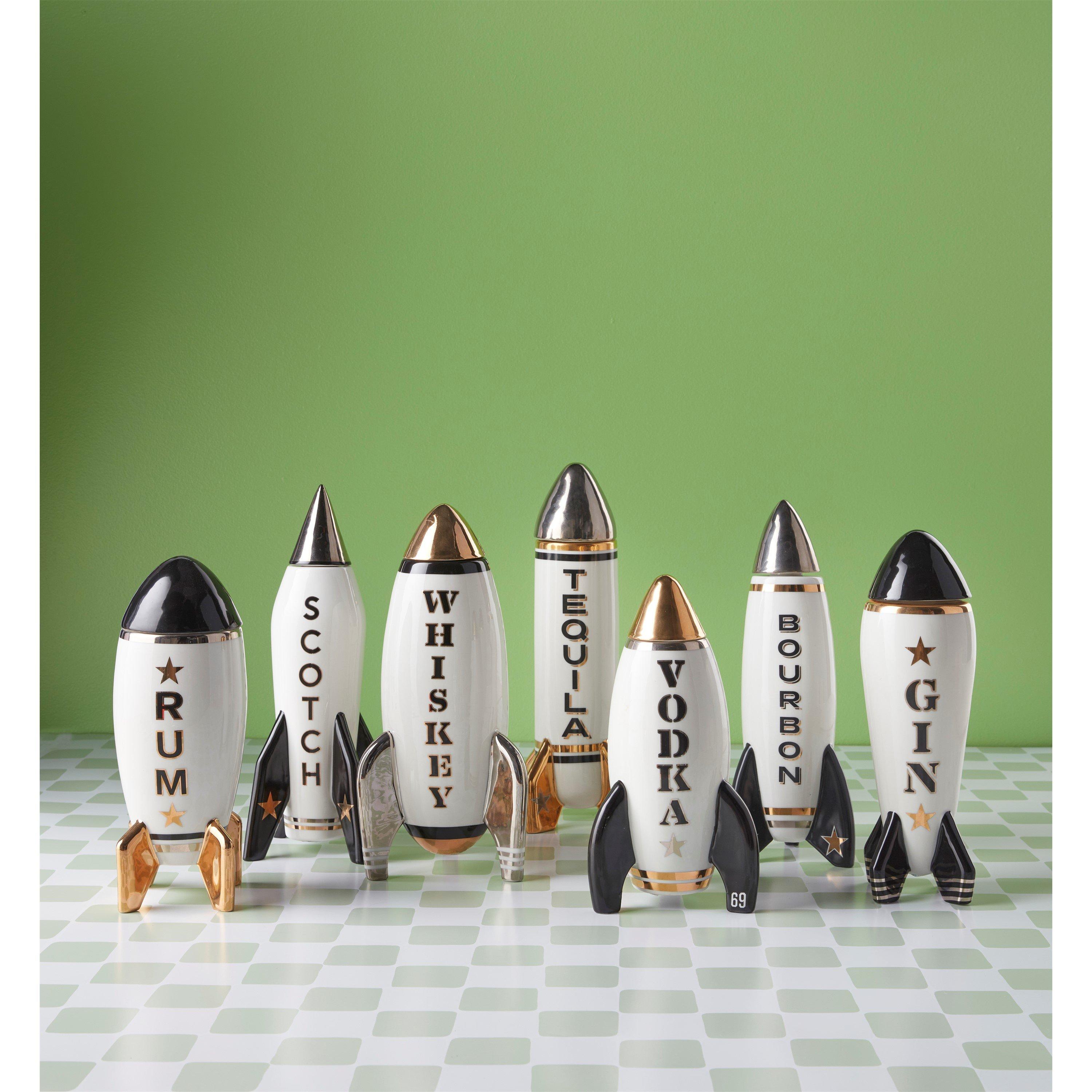 Scotch - Jonathan Adler - JonathanAdler Rocket Decanter - 3