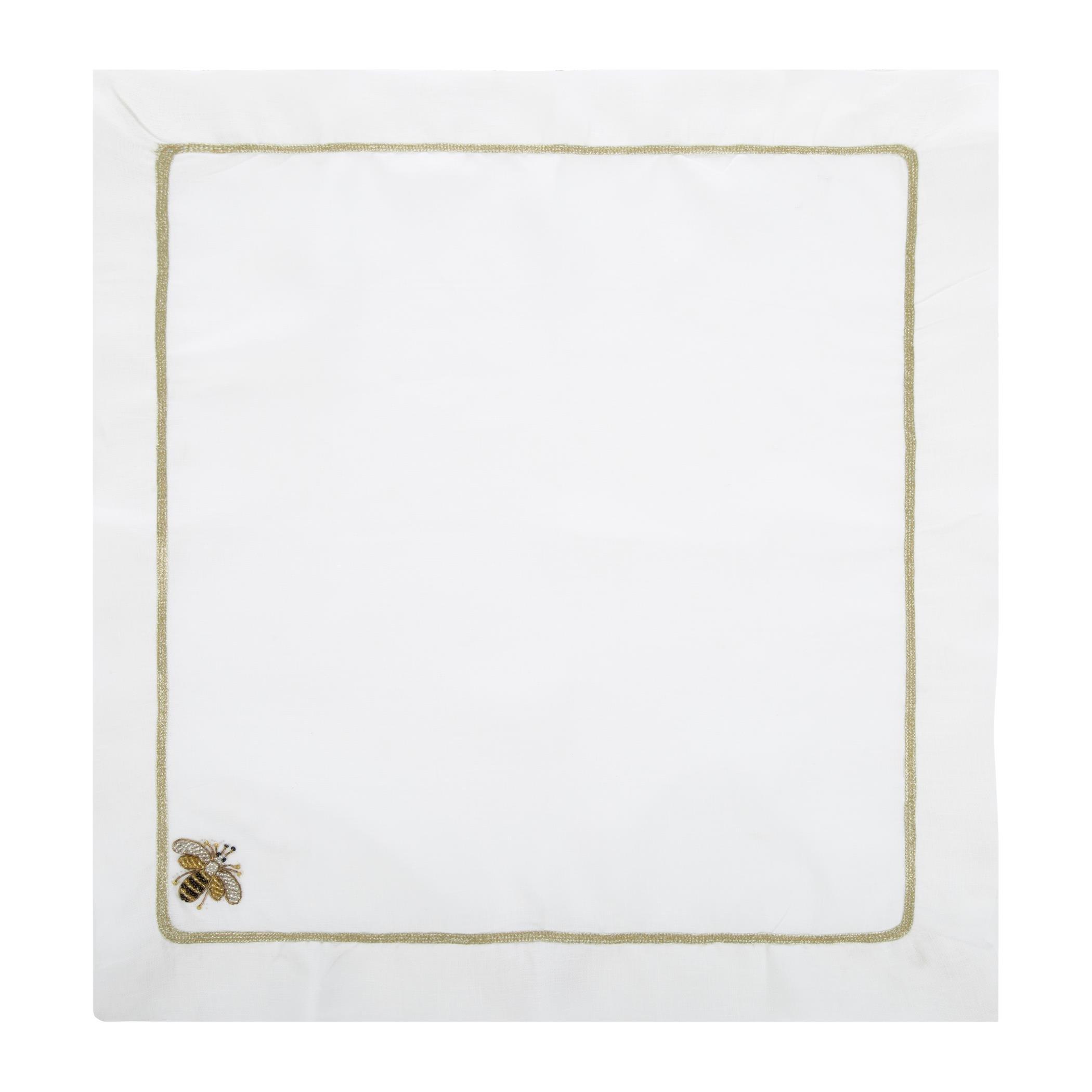 White - Joanna Buchanan - Bee Napkin - Set of 2 - 3