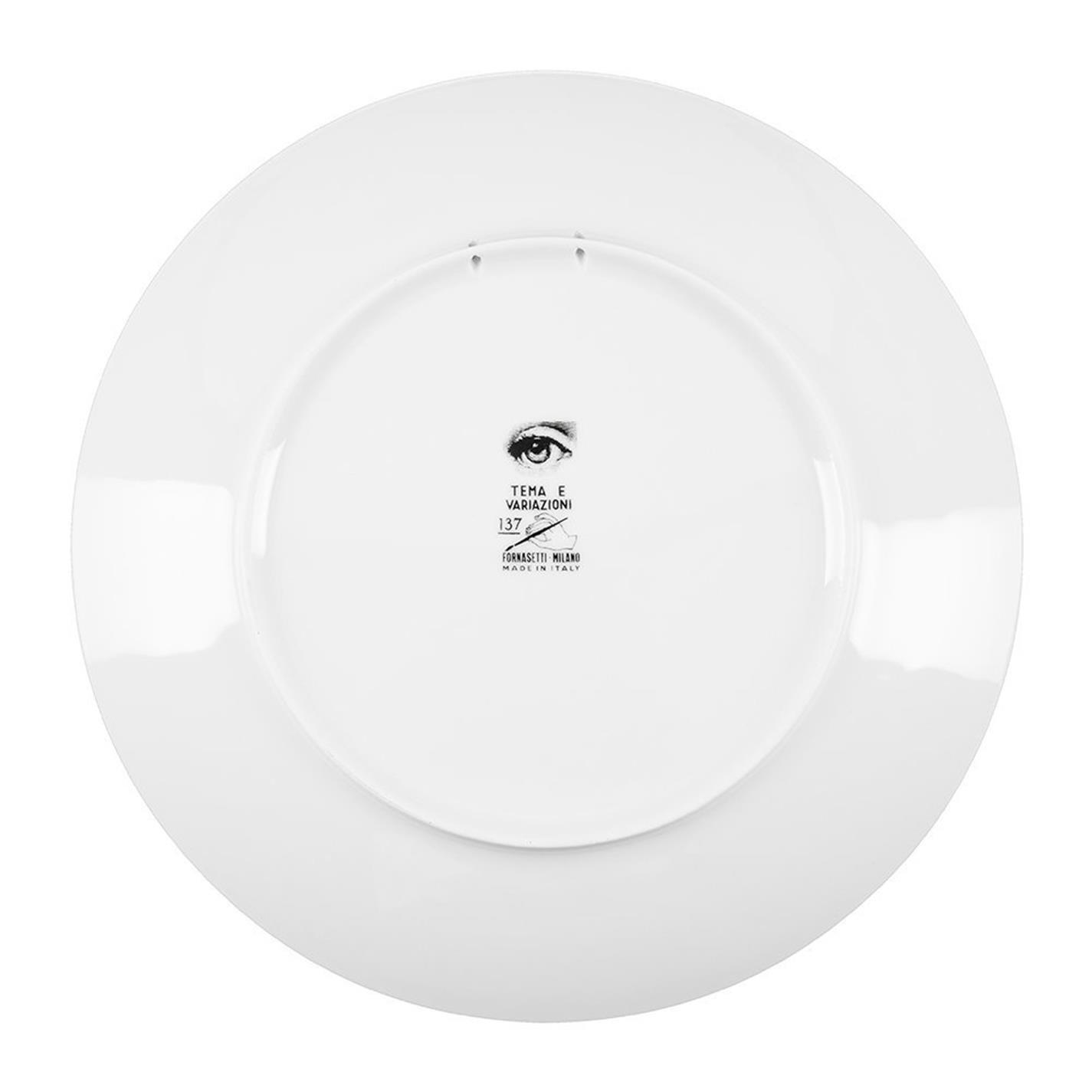 n.137 - Fornasetti - Tema e Variazioni Wall Plate - 4