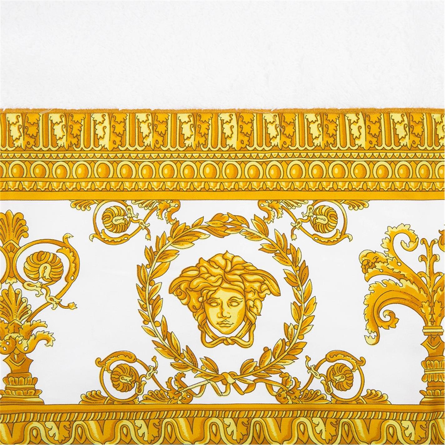 Gold/White - Versace Home - Barocco Towel - White/Gold - 4