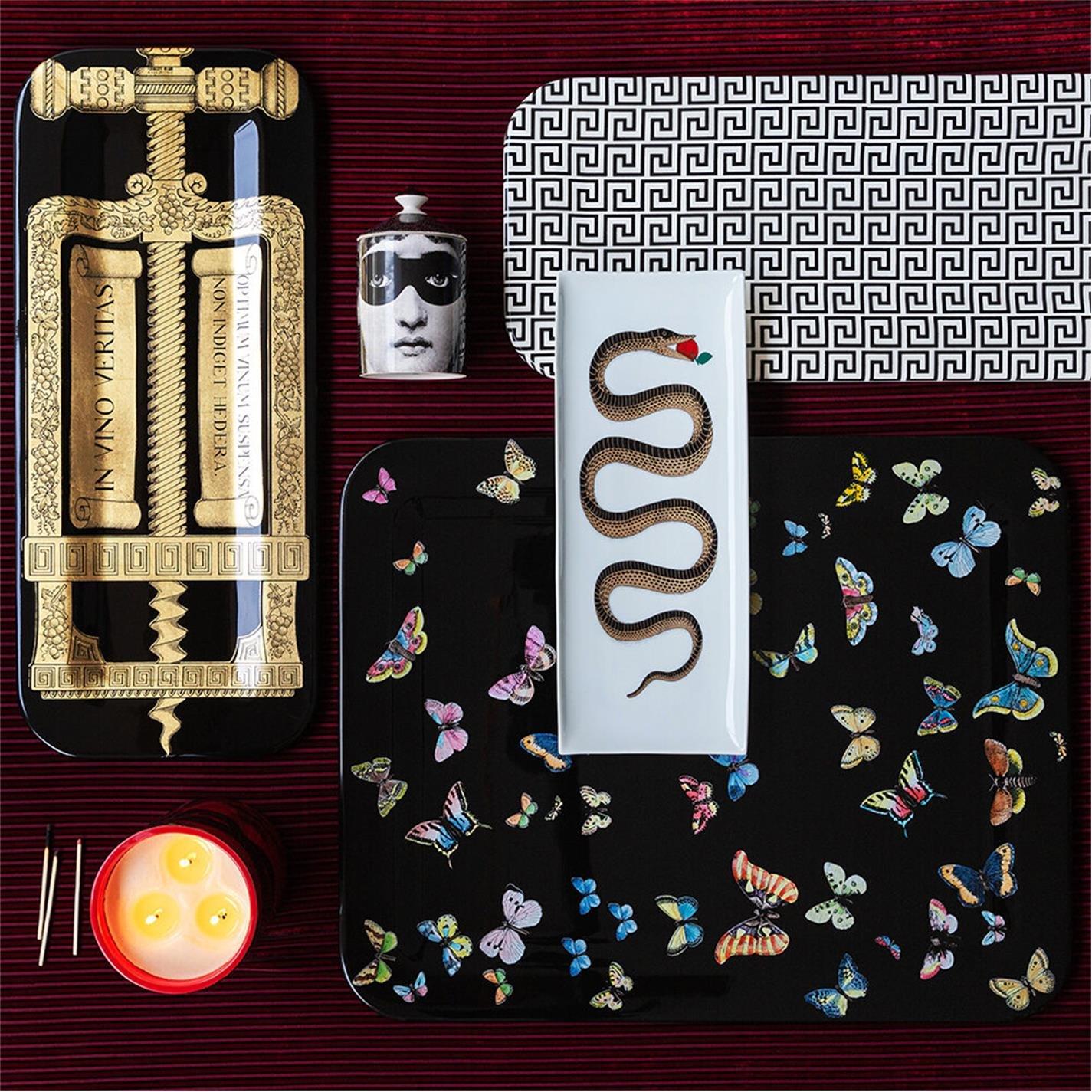 Black/White - Fornasetti - Greca Tray - 25x60cm - 8