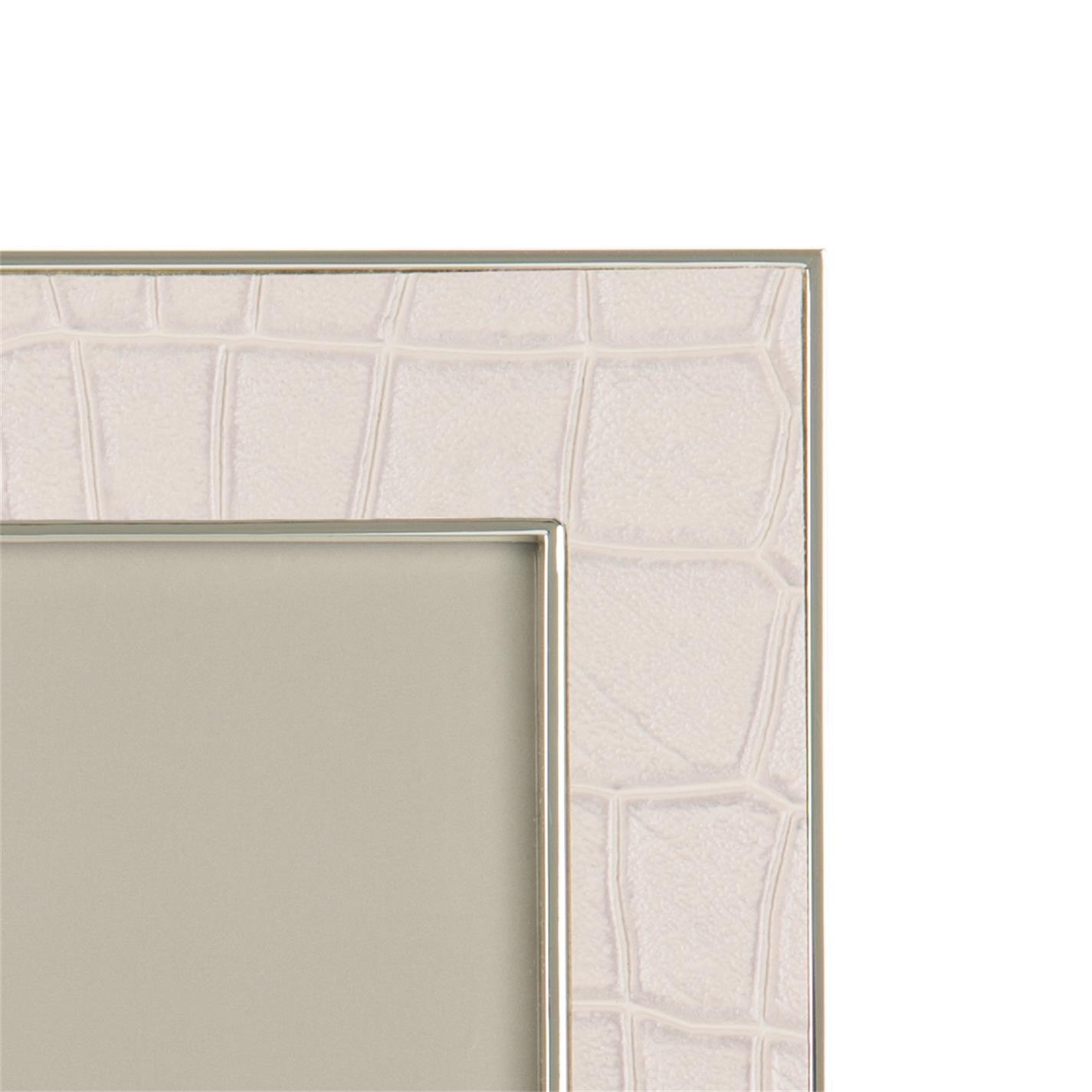 Cream - Addison Ross - AddisonRoss Cream Faux Croc Photo Frame - 2
