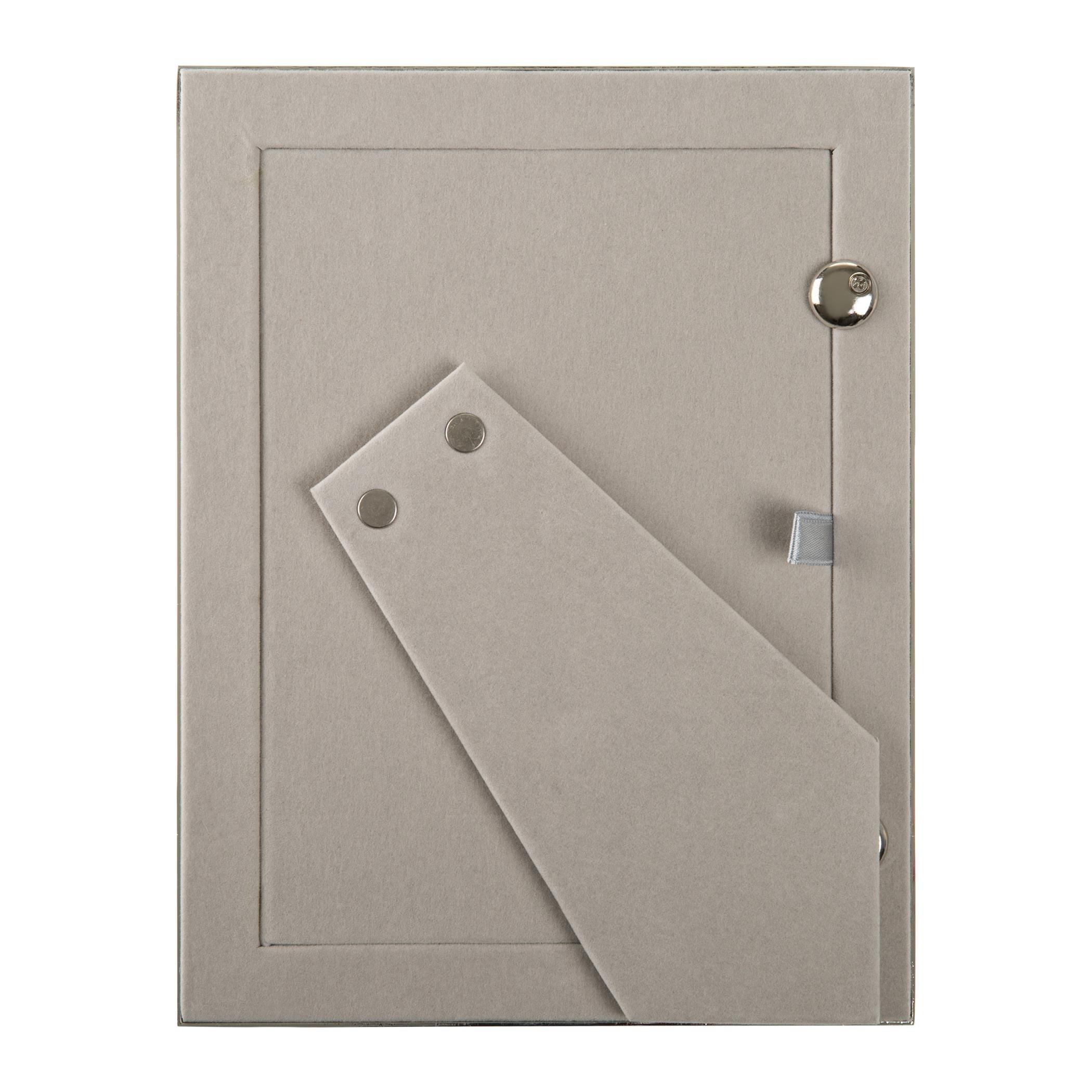 Grey - Addison Ross - AddisonRoss Dove Faux Croc Photo Frame - 4