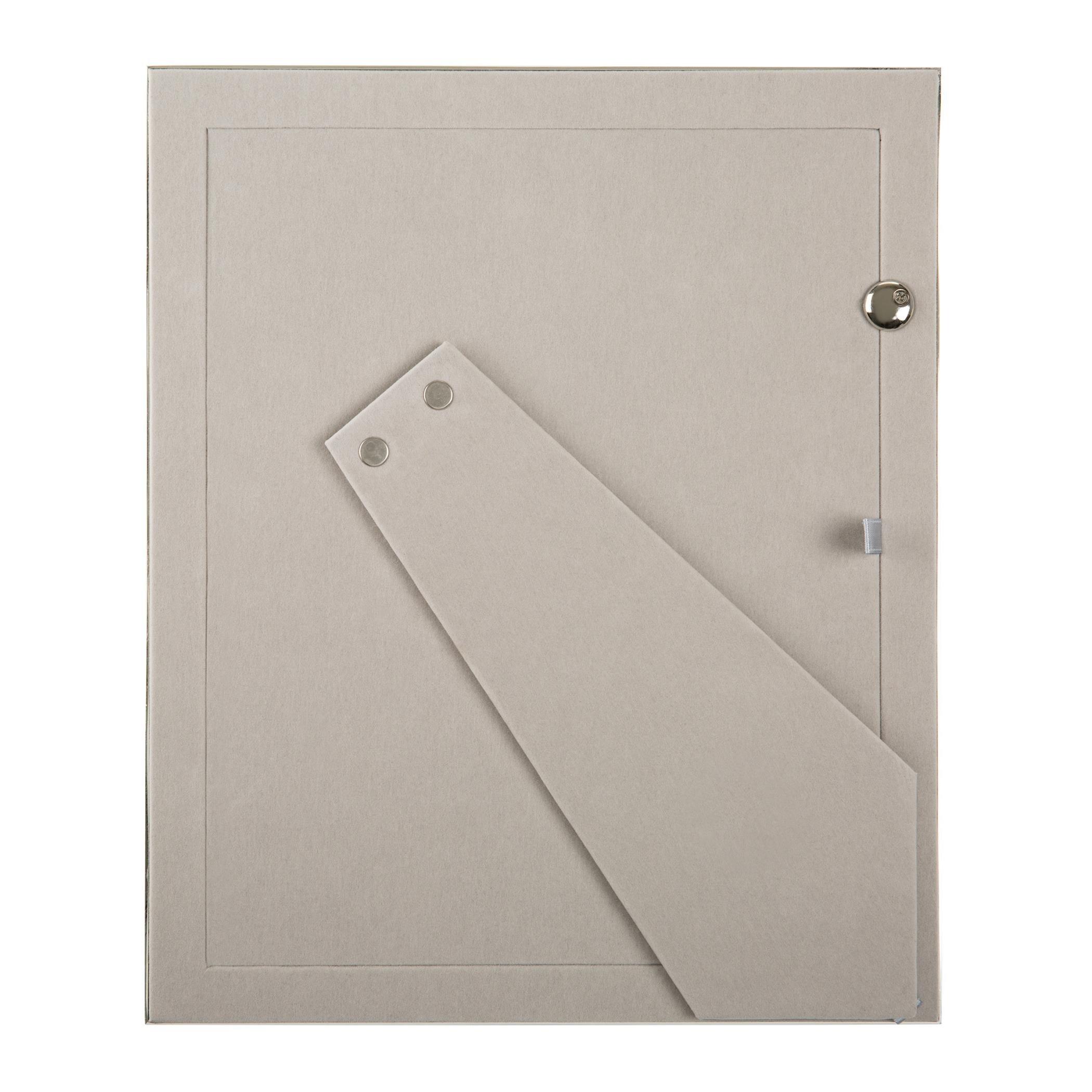 Silver - Addison Ross - AddisonRoss Grey Faux Shagreen Photo Frame - 3