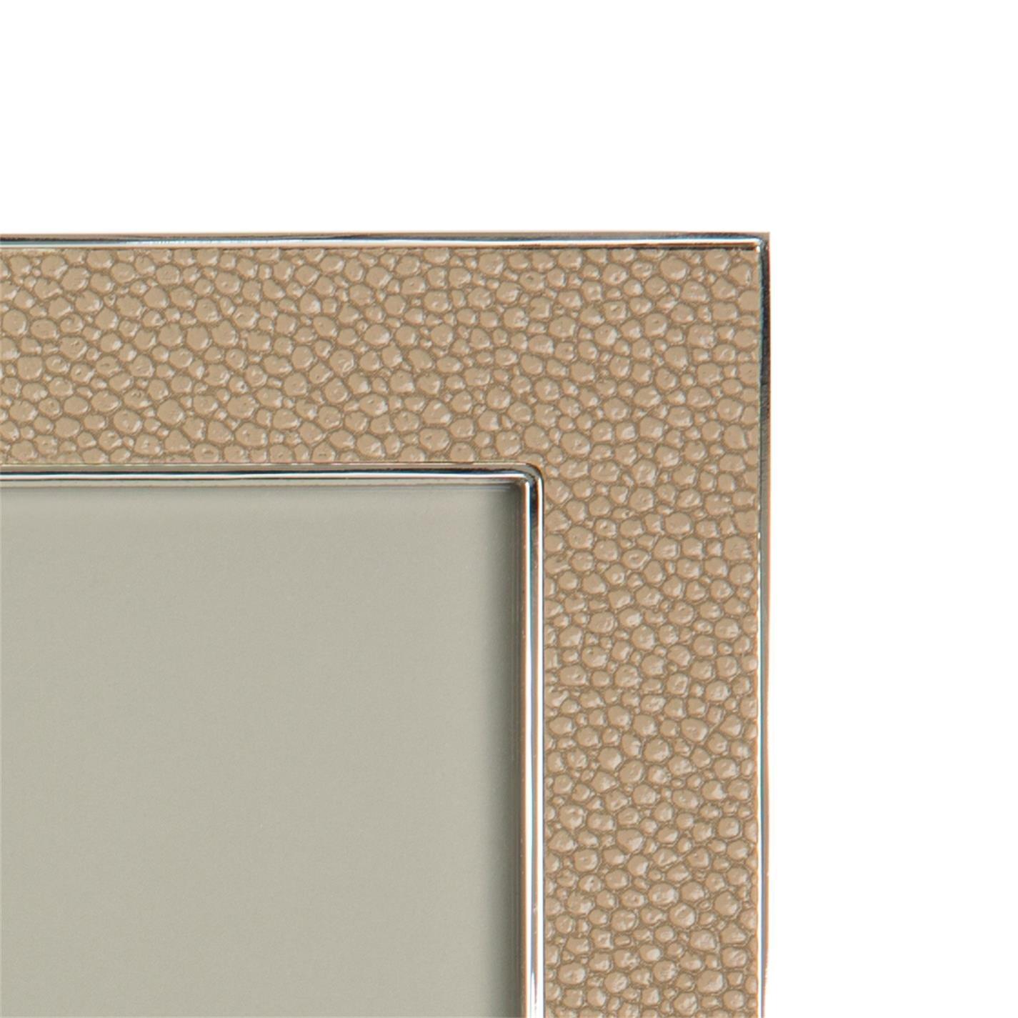 Beige - Addison Ross - Sand Faux Shagreen Photo Frame - 3