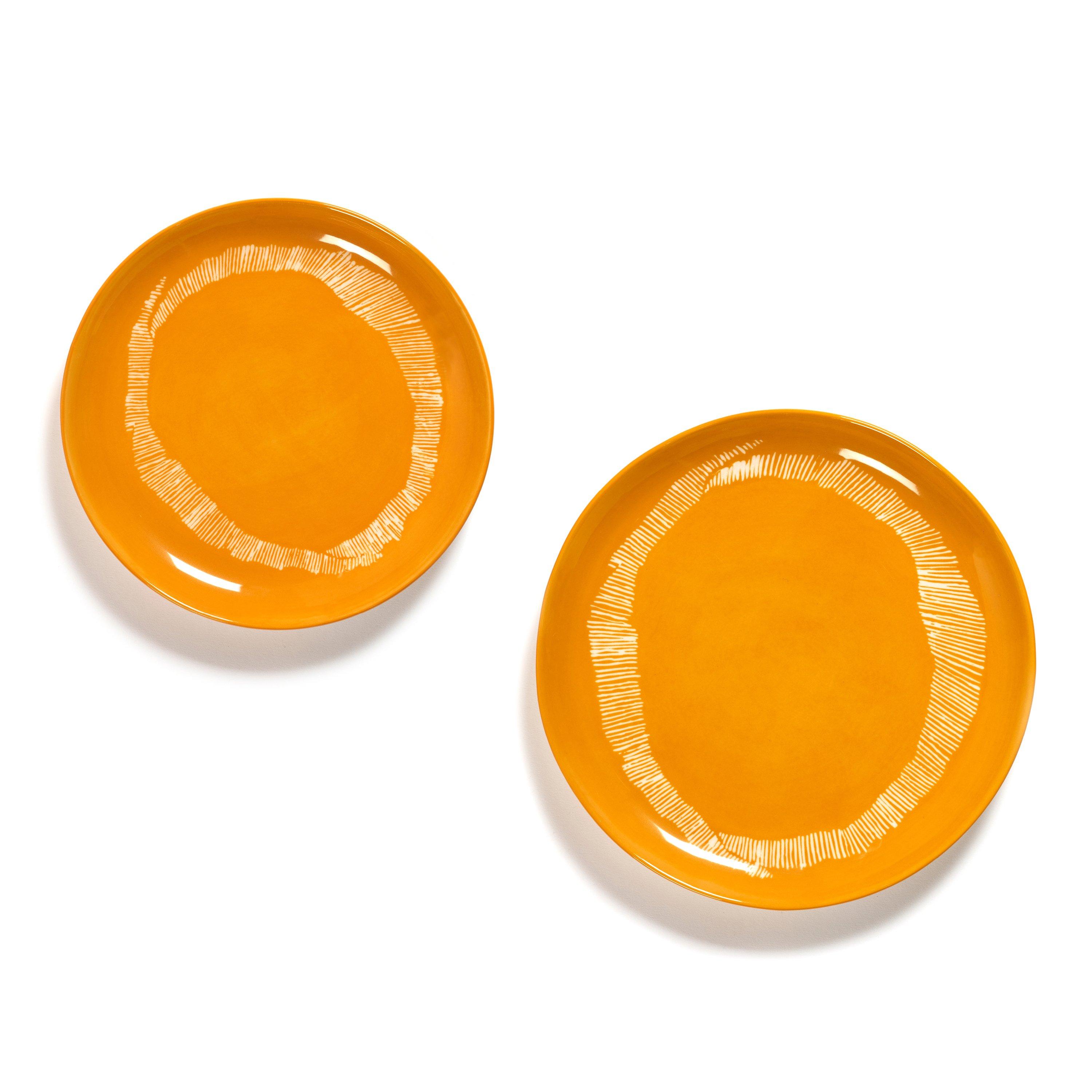 Yellow - Ottolenghi For Serax - OttolenghiForSerax Feast by Ottolenghi Plate - Set of 2 - Small - 2