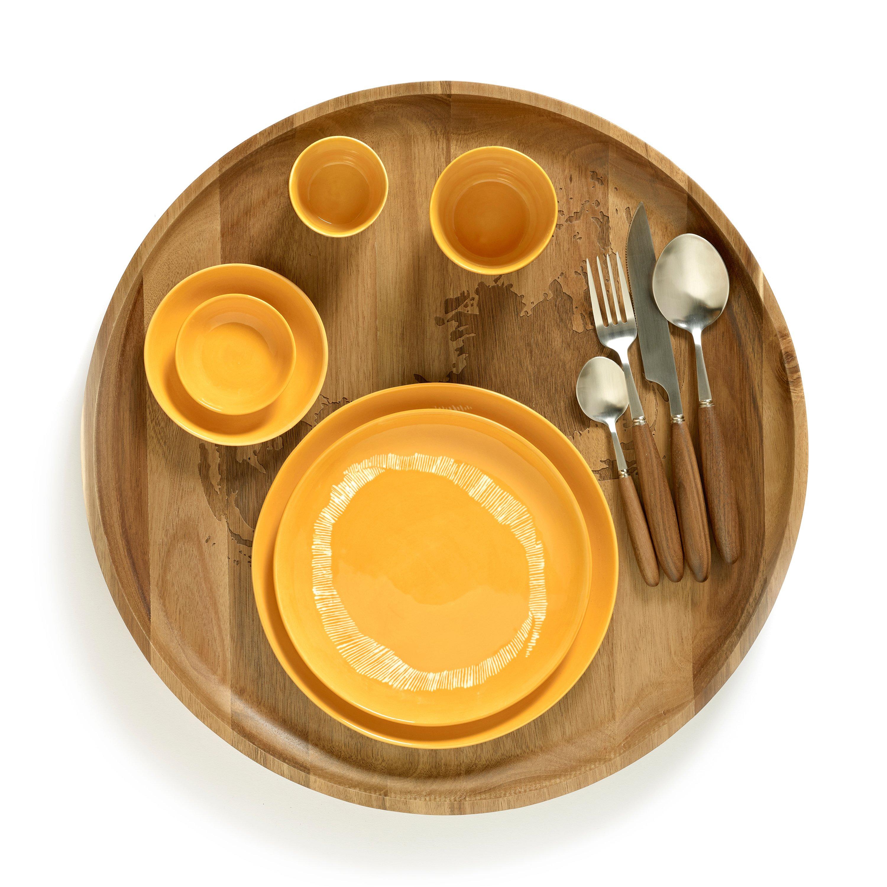 Yellow - Ottolenghi For Serax - OttolenghiForSerax Feast by Ottolenghi Plate - Set of 2 - Small - 3