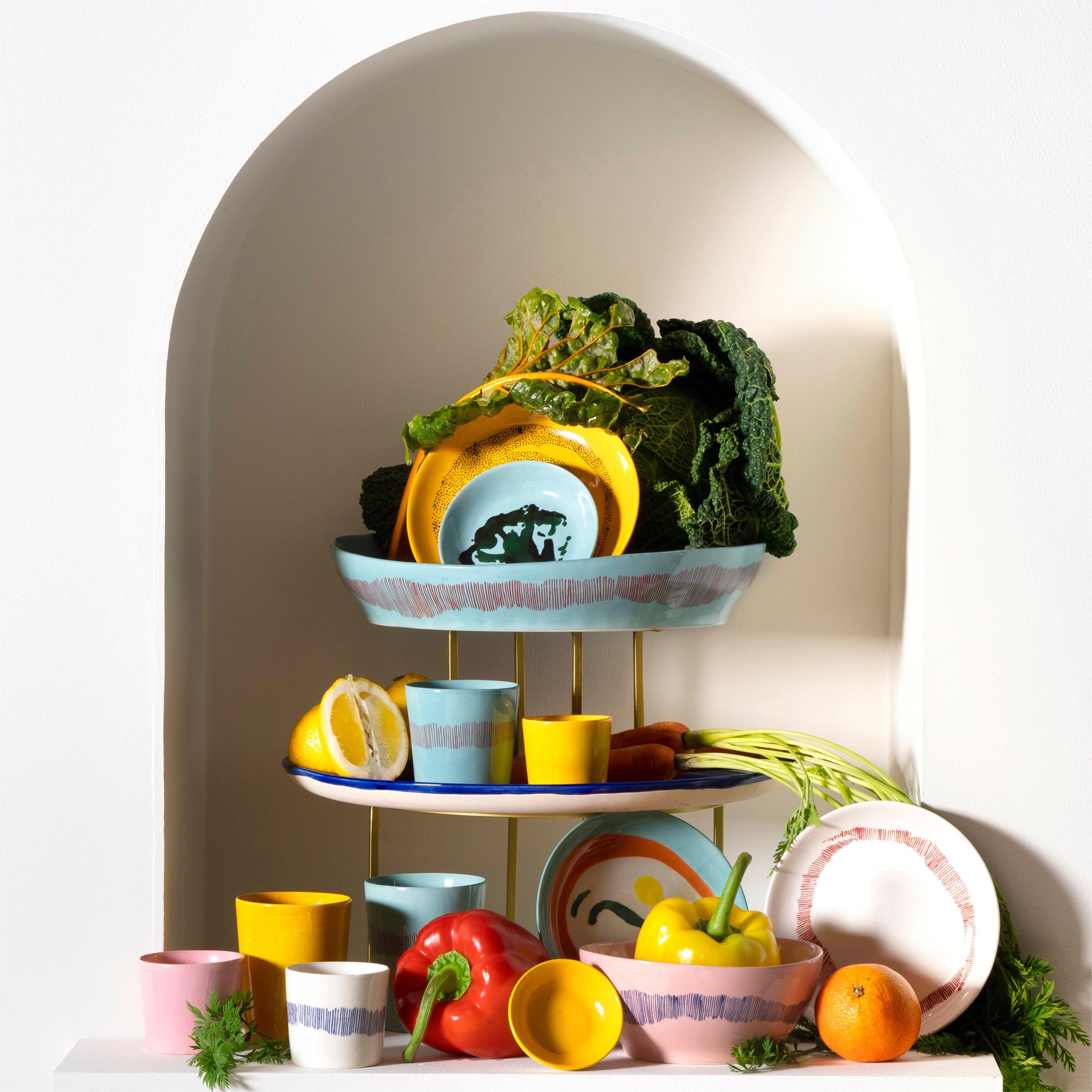 Yellow - Ottolenghi For Serax - OttolenghiForSerax Feast by Ottolenghi Plate - Set of 2 - Small - 5