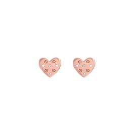 Olivia Burton Screw Heart Studs Sterling Silver Earrings