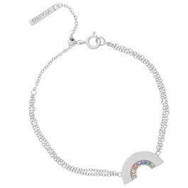 Olivia Burton Rainbow Plated Stainless Steel Bracelet